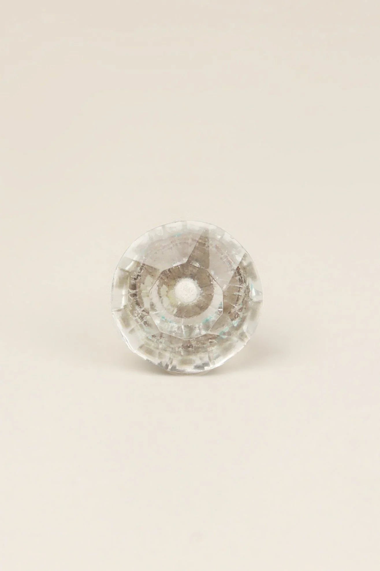 Crystal Faceted Glass Cabinet Knob, Jewel Tones 32mm — lifestyle view, G Decor