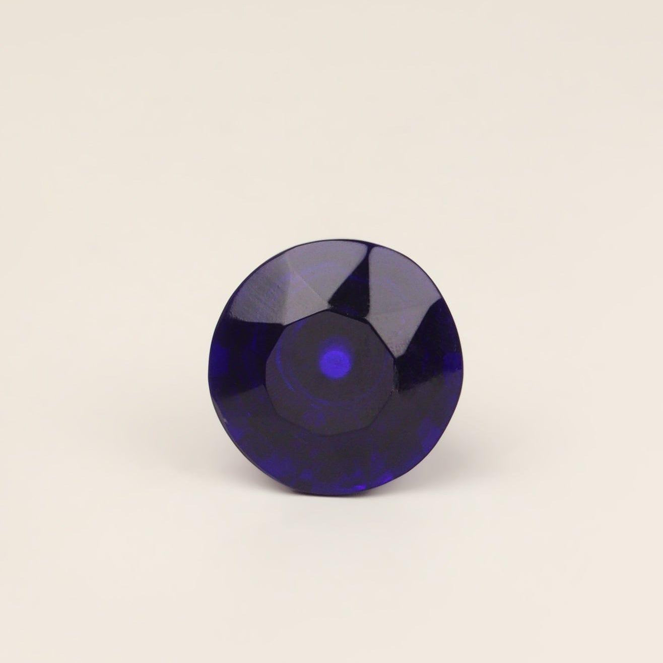 Crystal Handcrafted Coloured Faceted Glass Cupboard Door Knob Handle (32mm) - G Decor