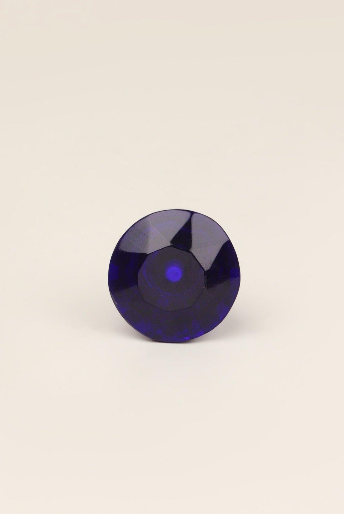 Crystal Handcrafted Coloured Faceted Glass Cupboard Door Knob Handle (32mm) - G Decor