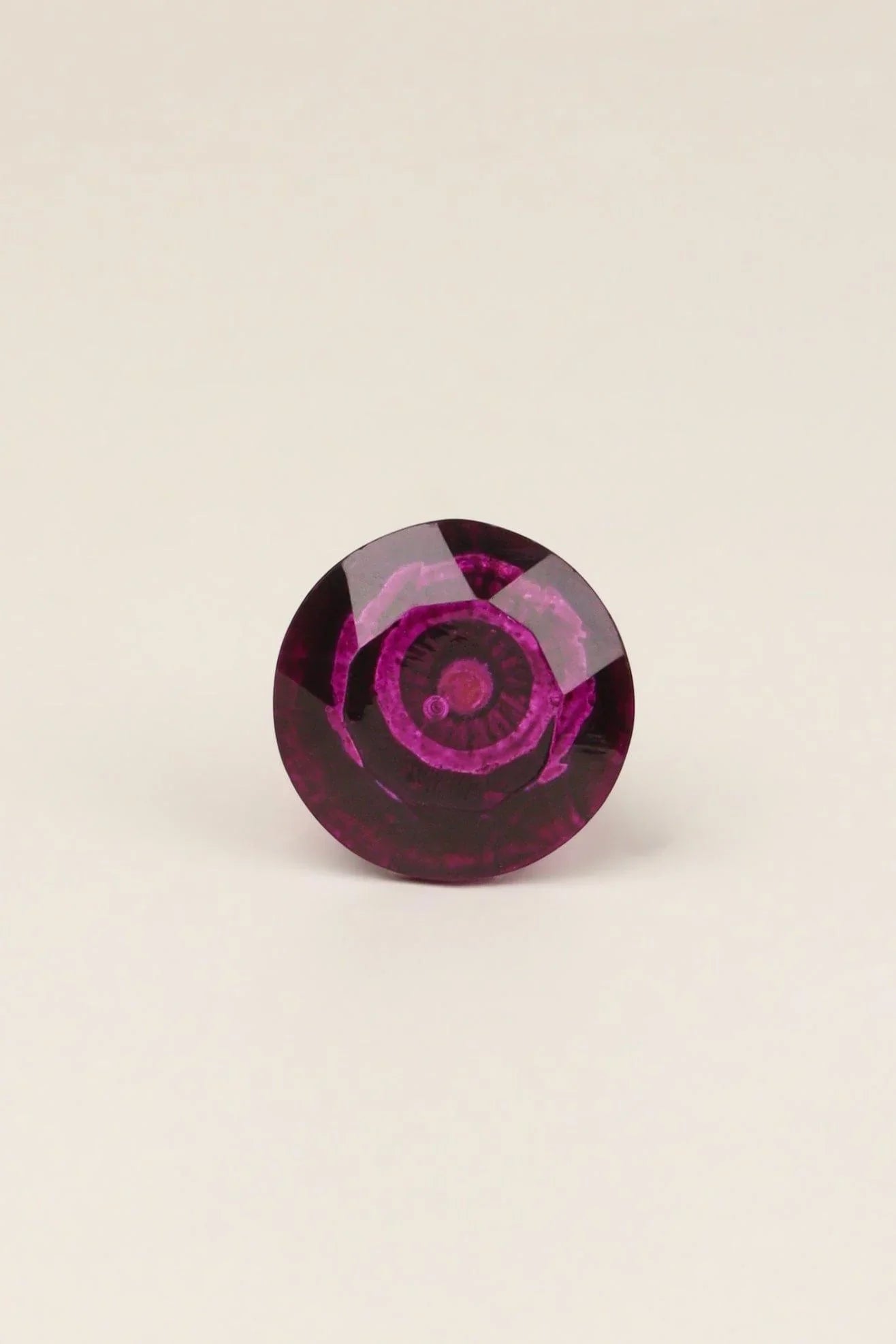 Crystal Faceted Glass Cabinet Knob, Jewel Tones 32mm — view 5, G Decor