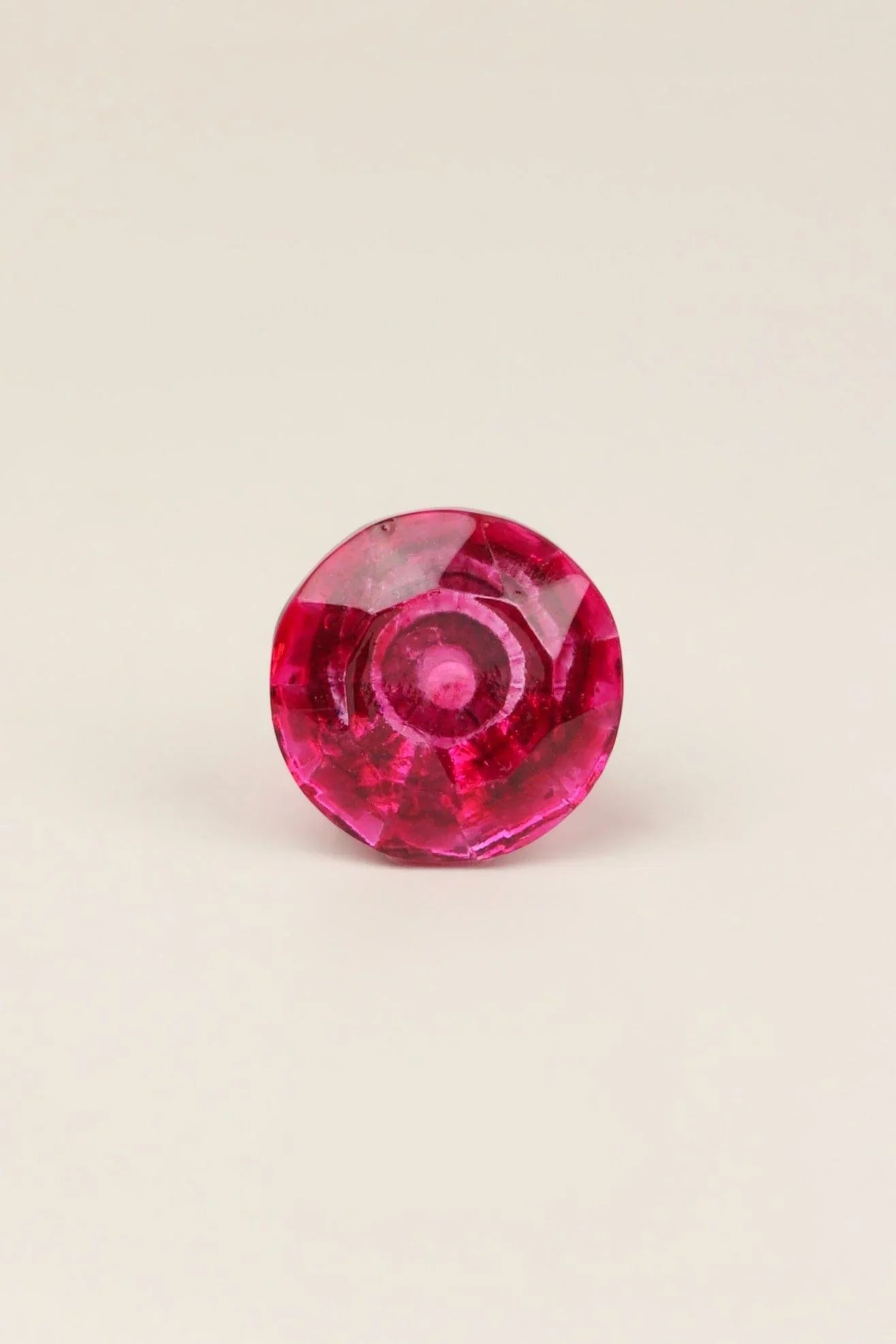 Crystal Faceted Glass Cabinet Knob, Earth Tones 32mm — alternate view, G Decor