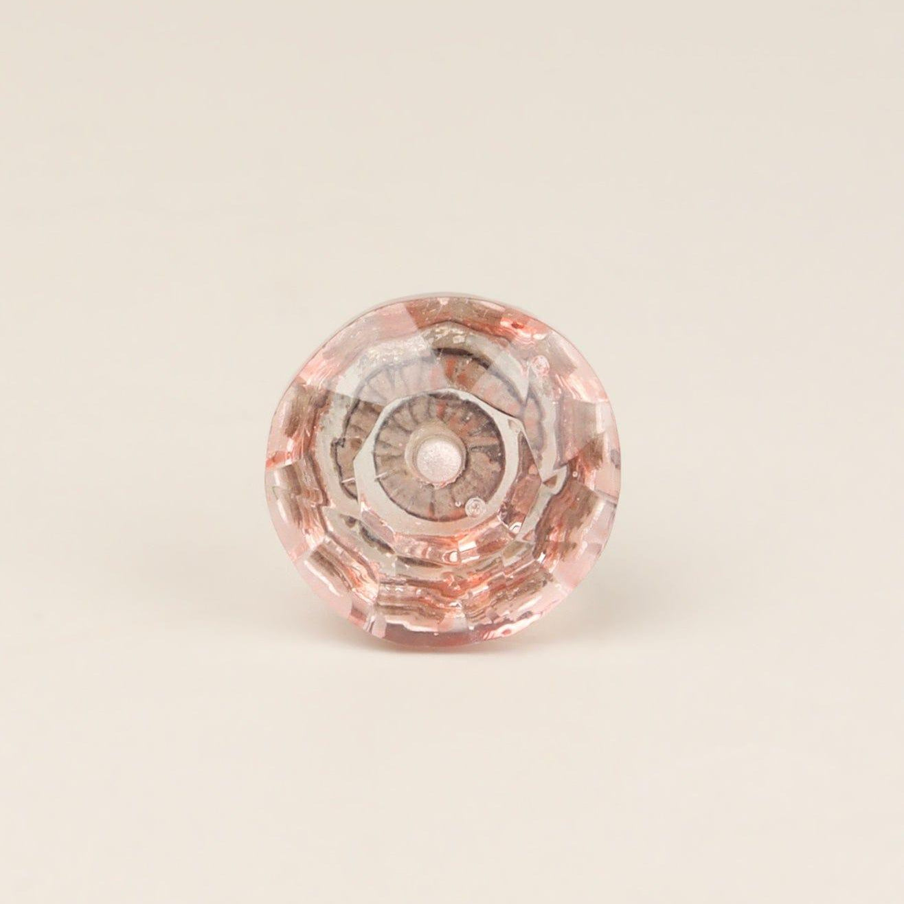 Crystal Handcrafted Coloured Faceted Glass Cupboard Door Knob Handle (32mm) - G Decor