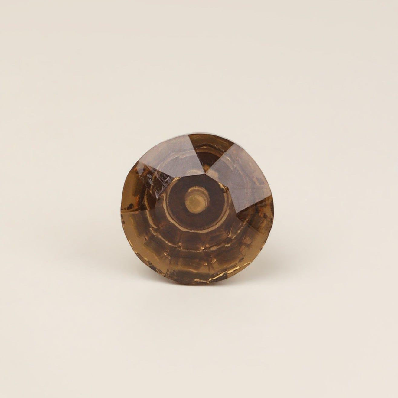 Crystal Handcrafted Coloured Faceted Glass Cupboard Door Knob Handle (32mm) - G Decor