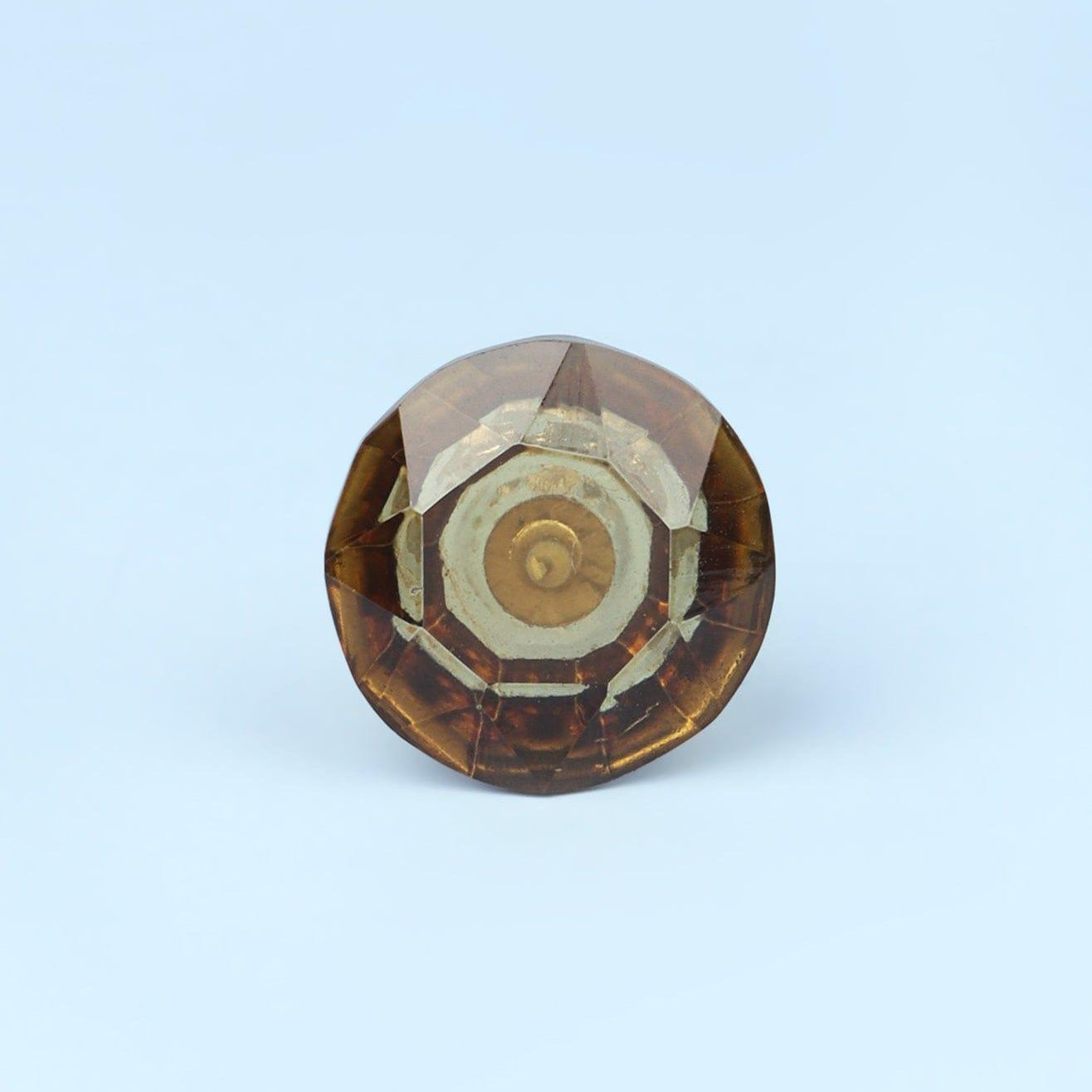 Crystal Handcrafted Coloured Faceted Glass Cupboard Door Knob Handle (42mm) - G Decor