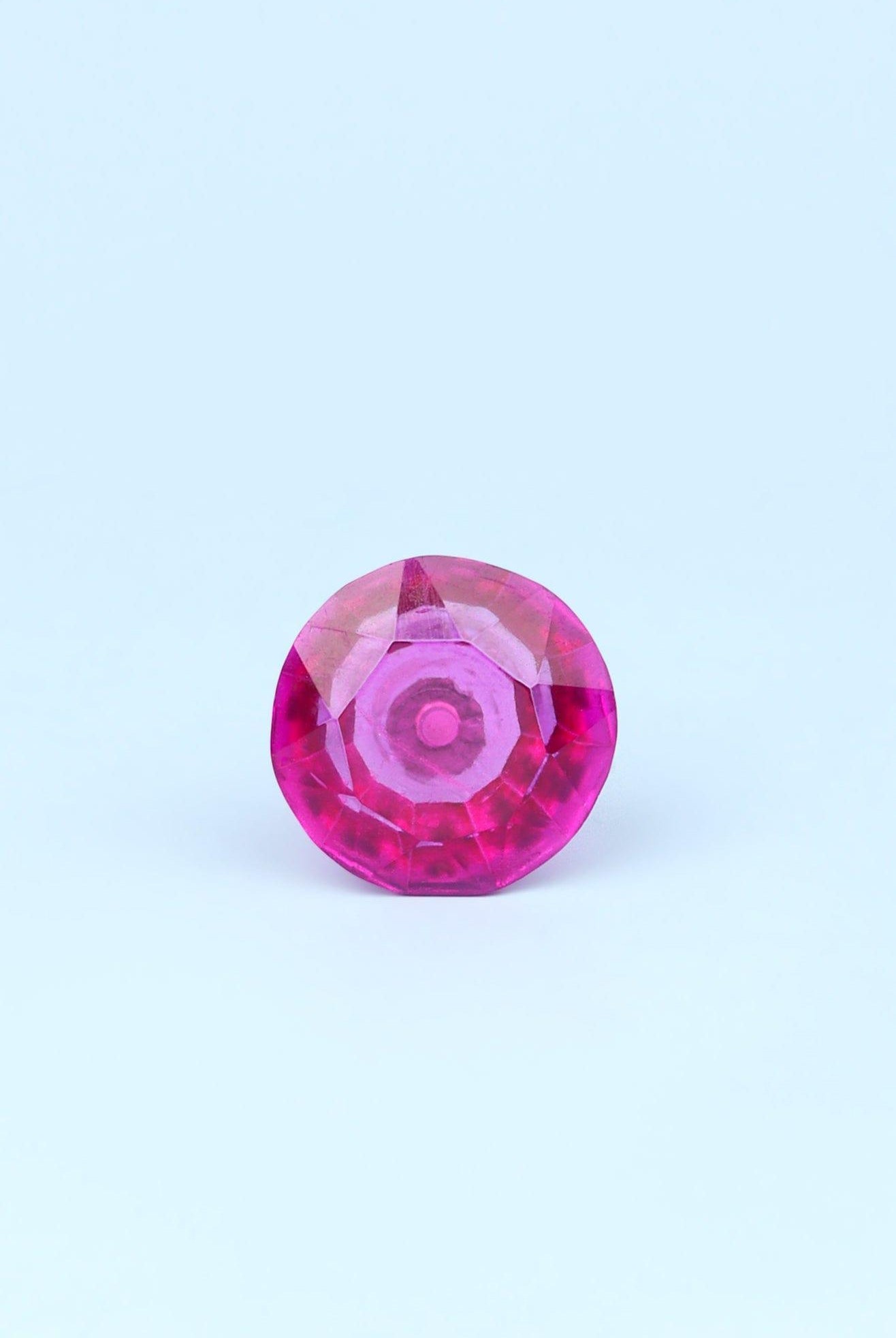 Crystal Handcrafted Coloured Faceted Glass Cupboard Door Knob Handle (42mm) - G Decor