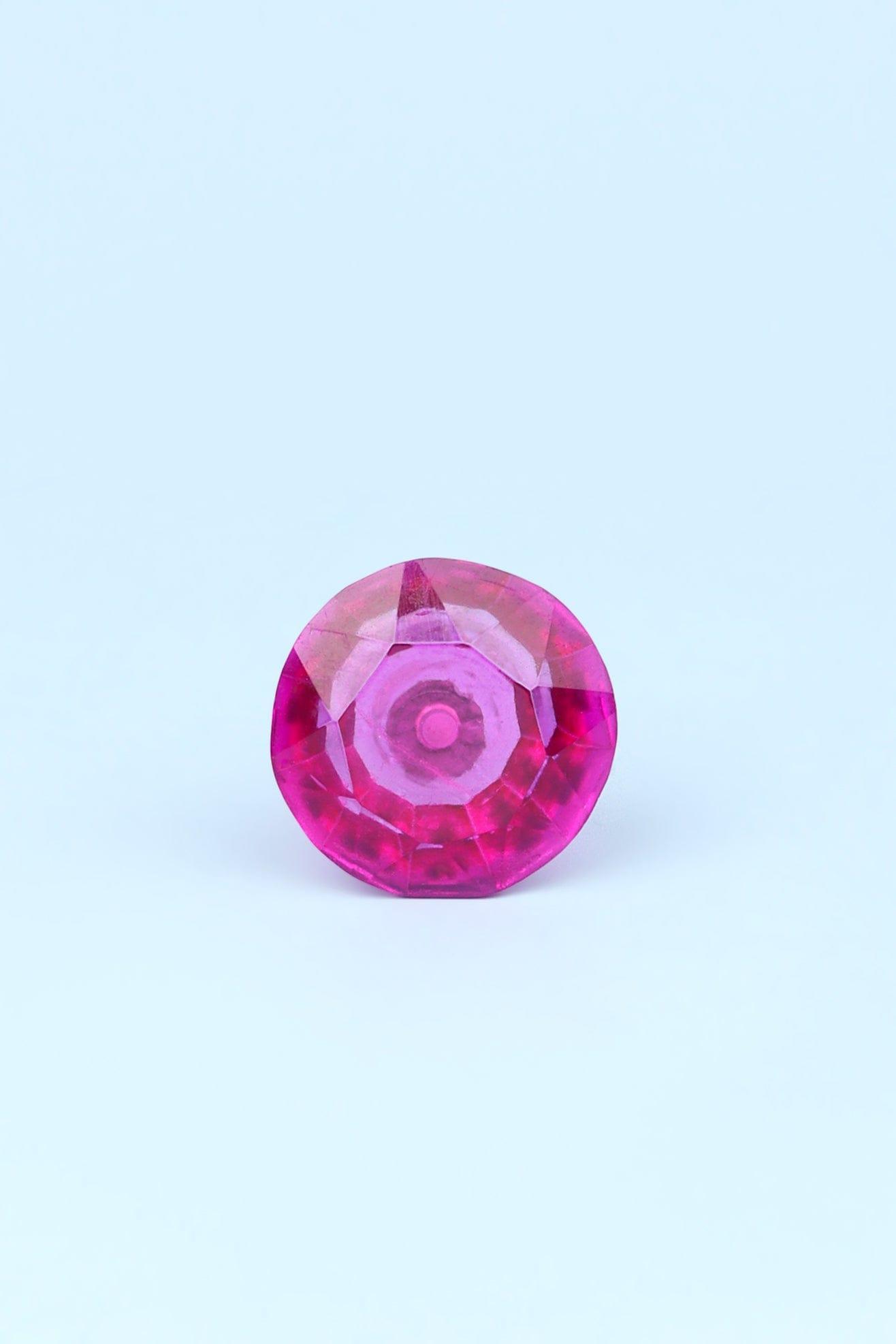 Crystal Handcrafted Coloured Faceted Glass Cupboard Door Knob Handle (42mm) - G Decor