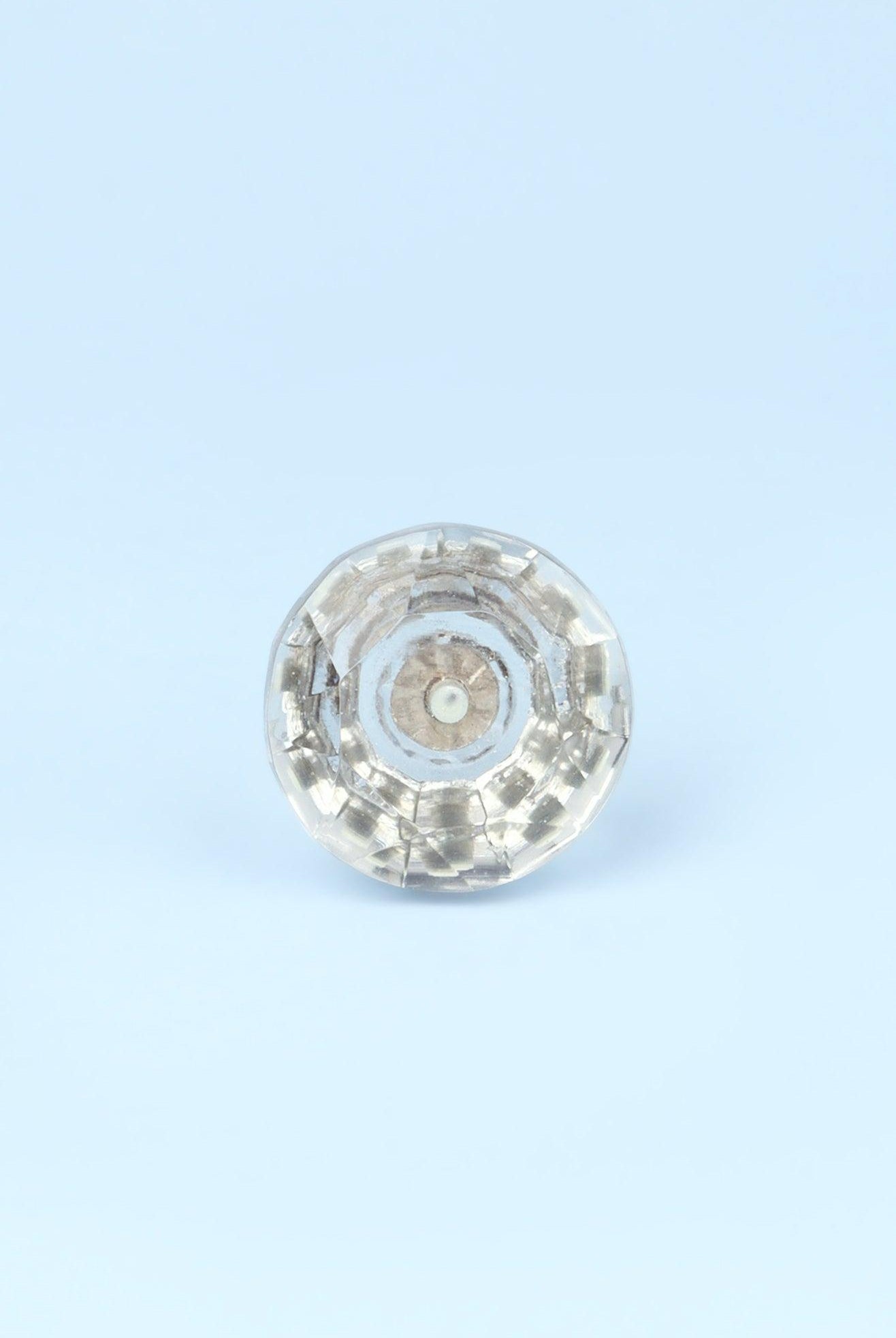 Crystal Handcrafted Coloured Faceted Glass Cupboard Door Knob Handle (42mm) - G Decor