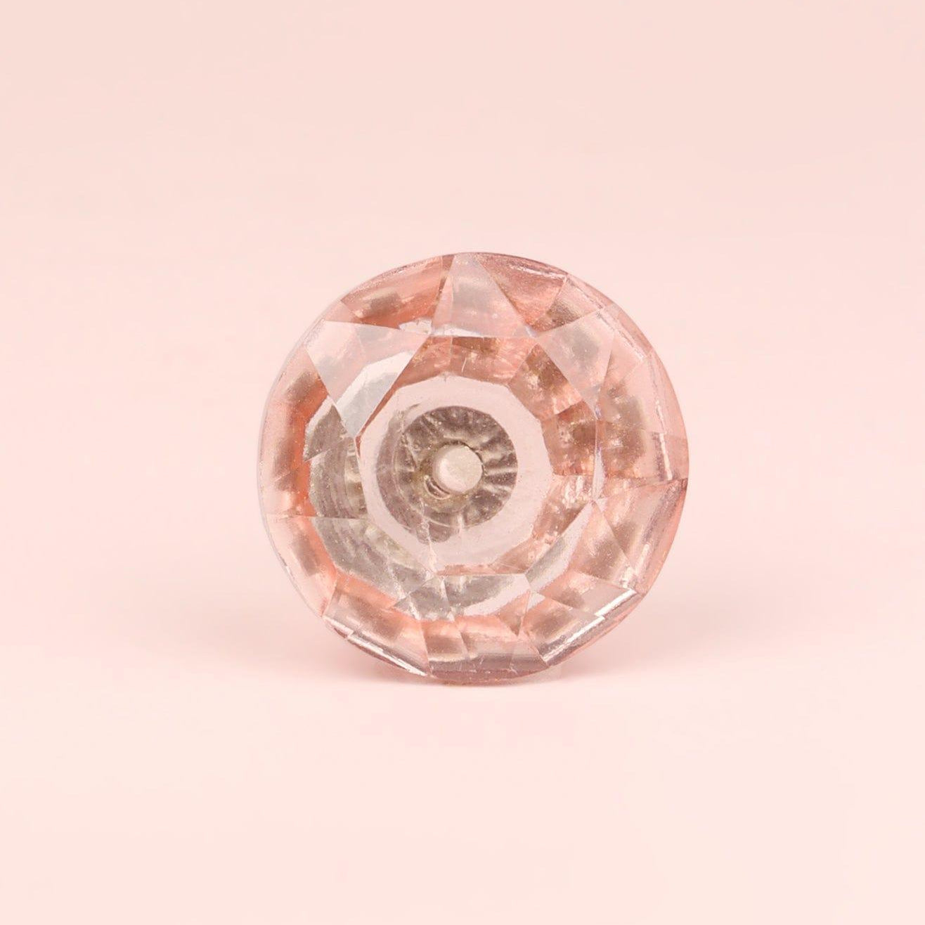 Crystal Handcrafted Coloured Faceted Glass Cupboard Door Knob Handle (42mm) - G Decor