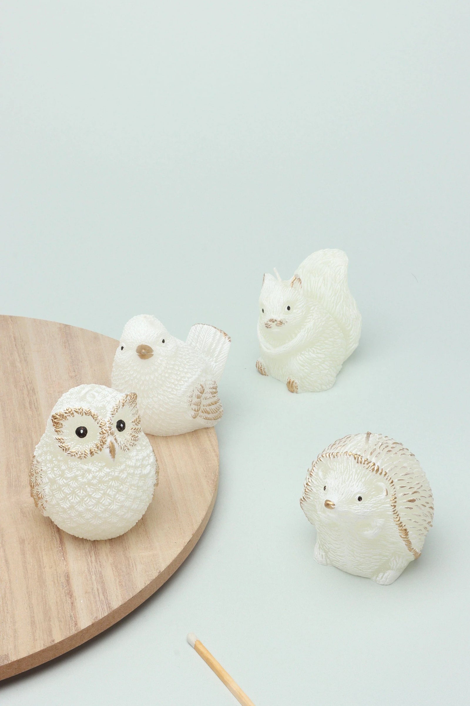 Cute Forest Creature Woodland Animal Candle — G Decor