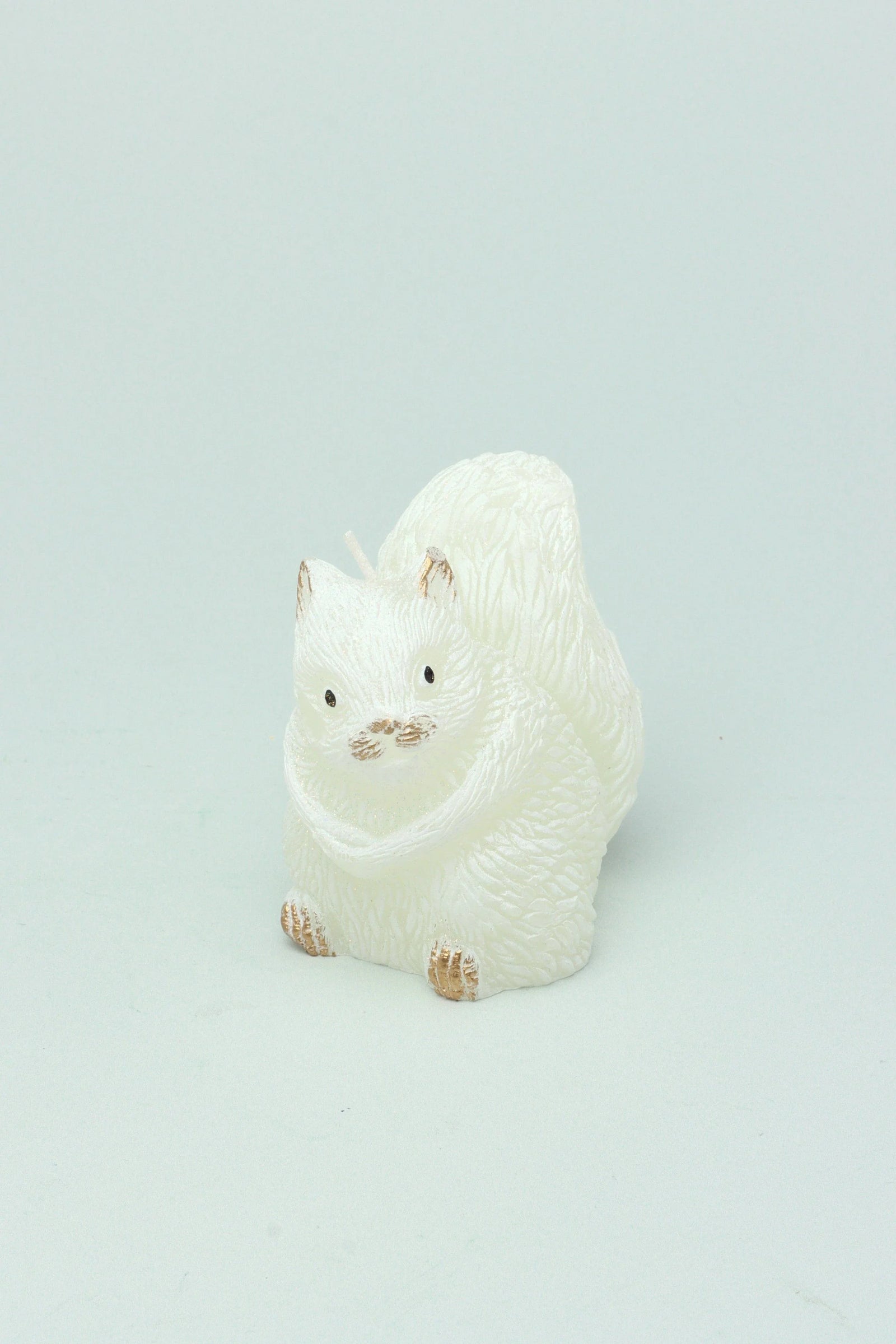 Cute Forest Creature Woodland Animal Candle — close-up view, G Decor