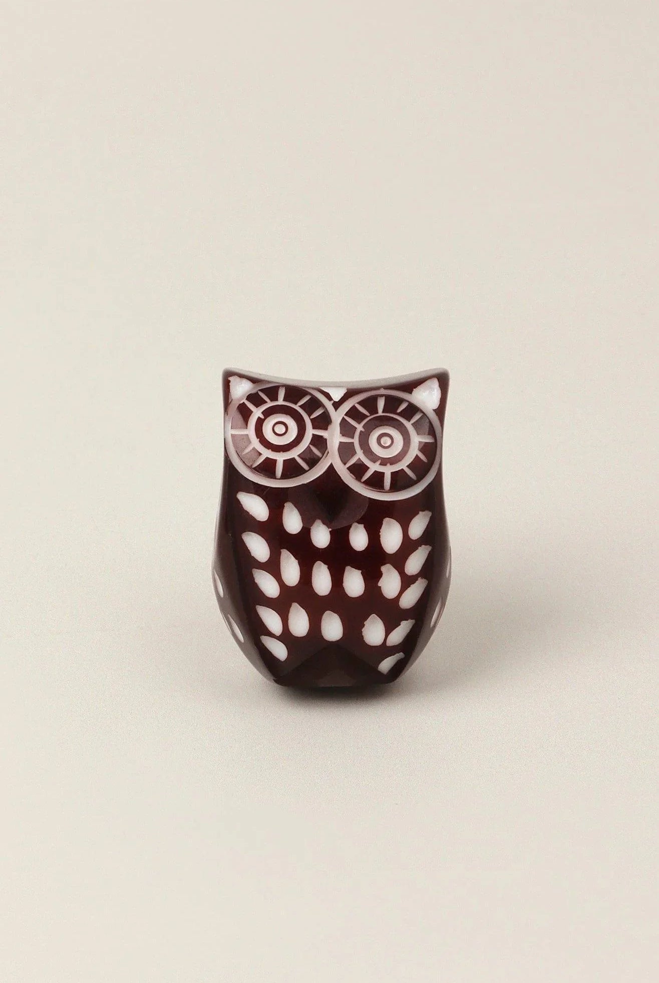 Designer Hand-Engraved Resin Owl Cabinet Knob Unique In-House Twist on a Classic - G Decor