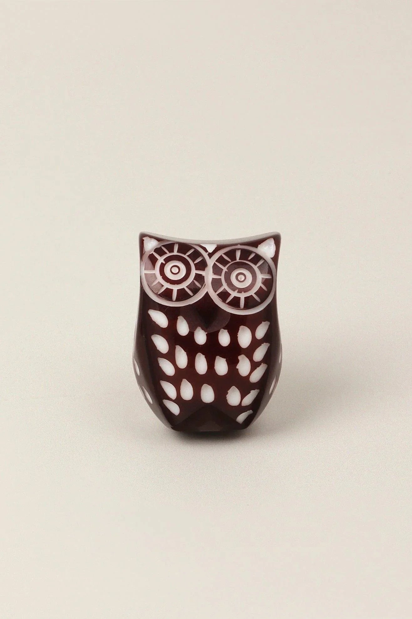 Designer Hand-Engraved Resin Owl Cabinet Knob Unique In-House Twist on a Classic - G Decor
