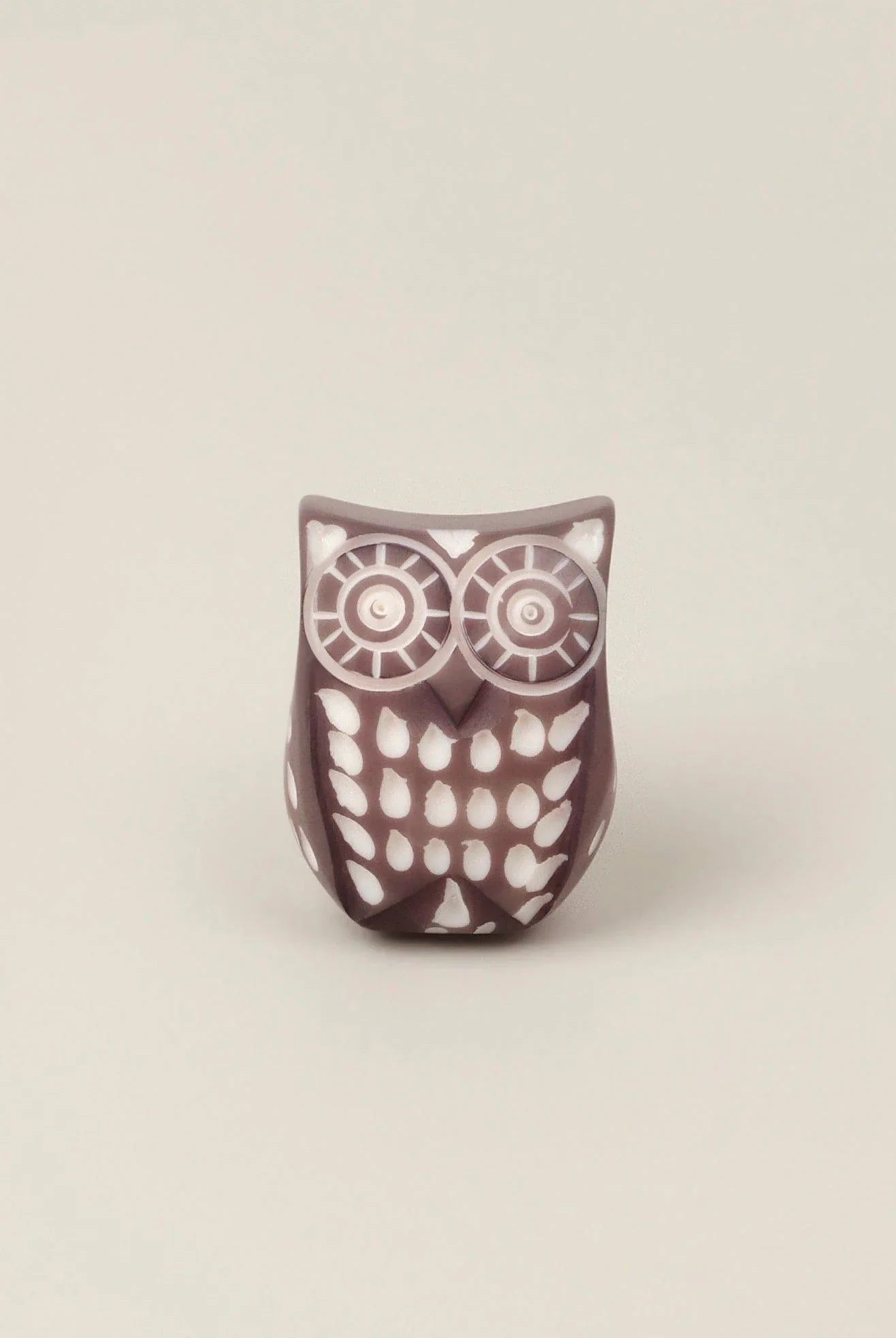 Designer Hand-Engraved Resin Owl Cabinet Knob Unique In-House Twist on a Classic - G Decor