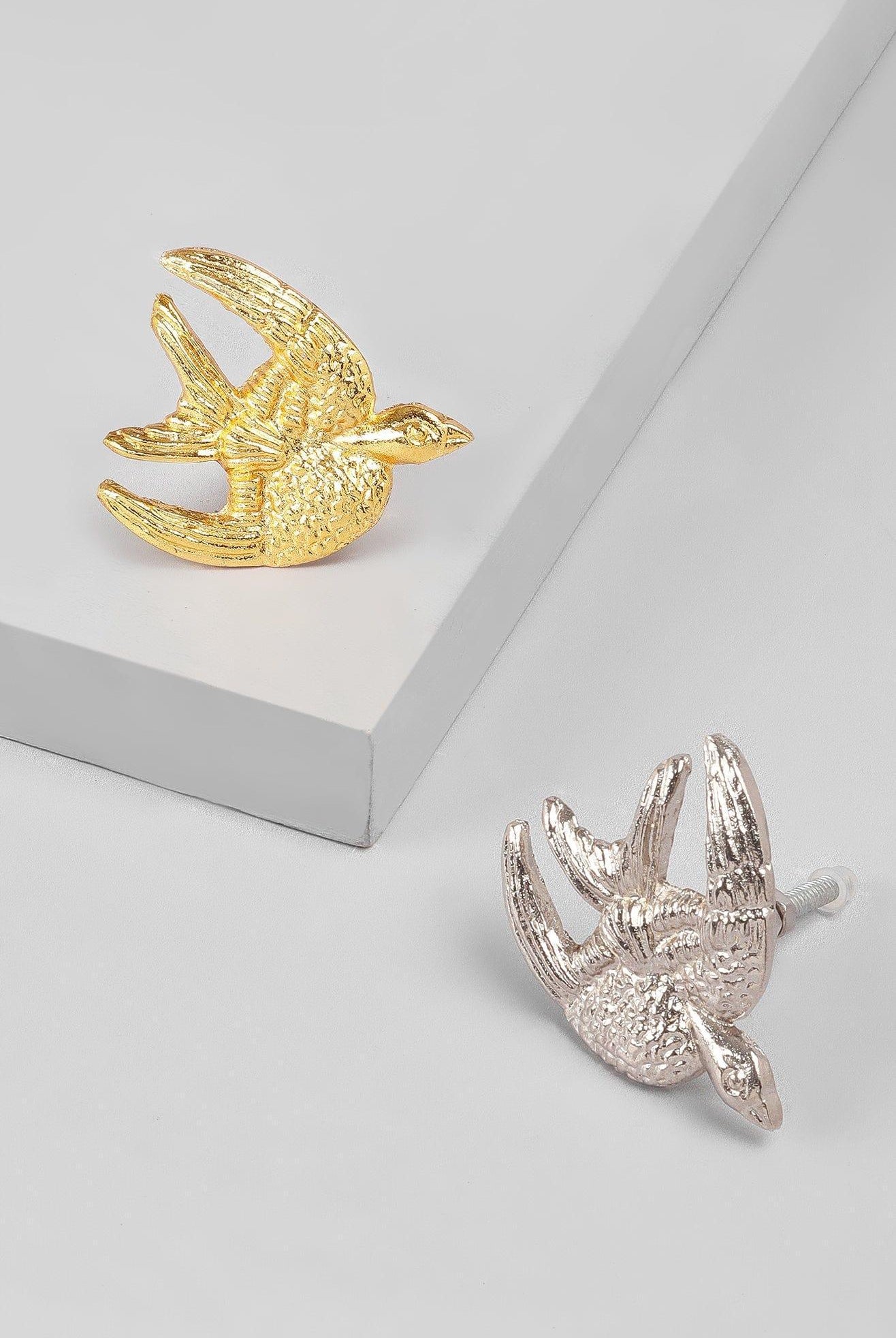 Designer Handcrafted Free-Spirited Bird Swallow Cupboard & Drawer Handle - G Decor