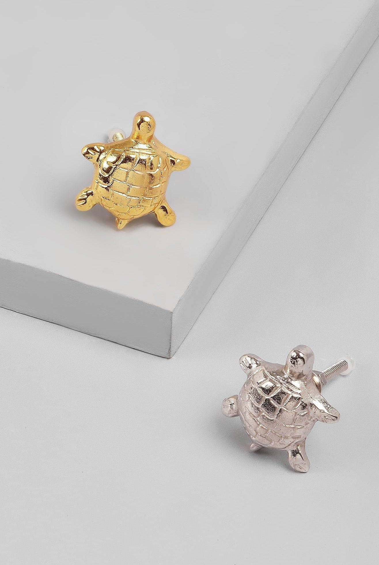 Designer Handcrafted Nature-Inspired Turtle Cupboard & Drawer Handle - G Decor