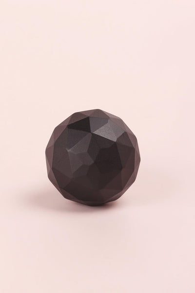 Gdecorstore Door Knobs & Handles Black Diamond Ball Stylish Matt Glass Knobs