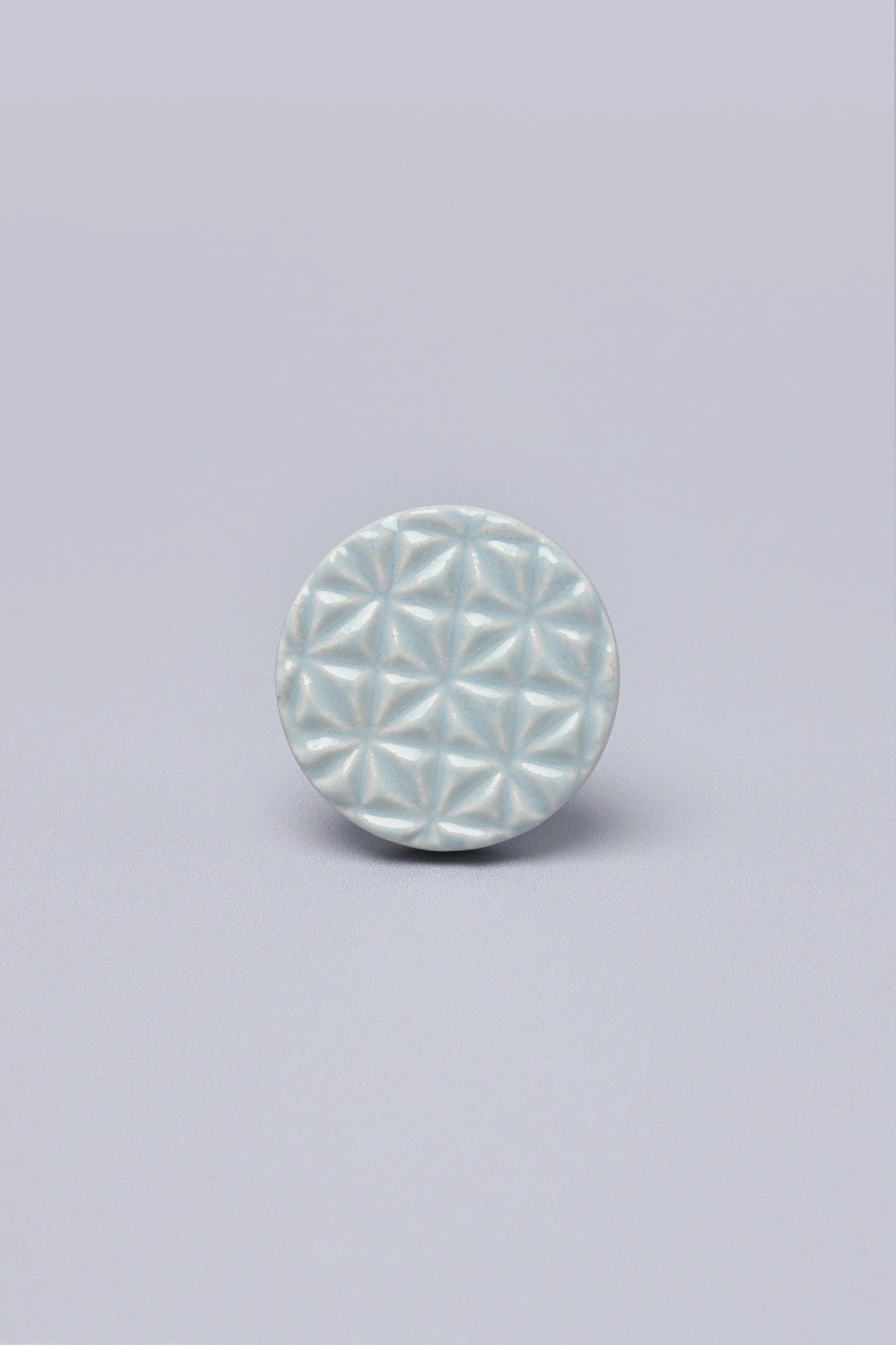 Divertido Hand-Painted Ceramic Cabinet Knob in Minimalist Tones — alternate view, G Decor