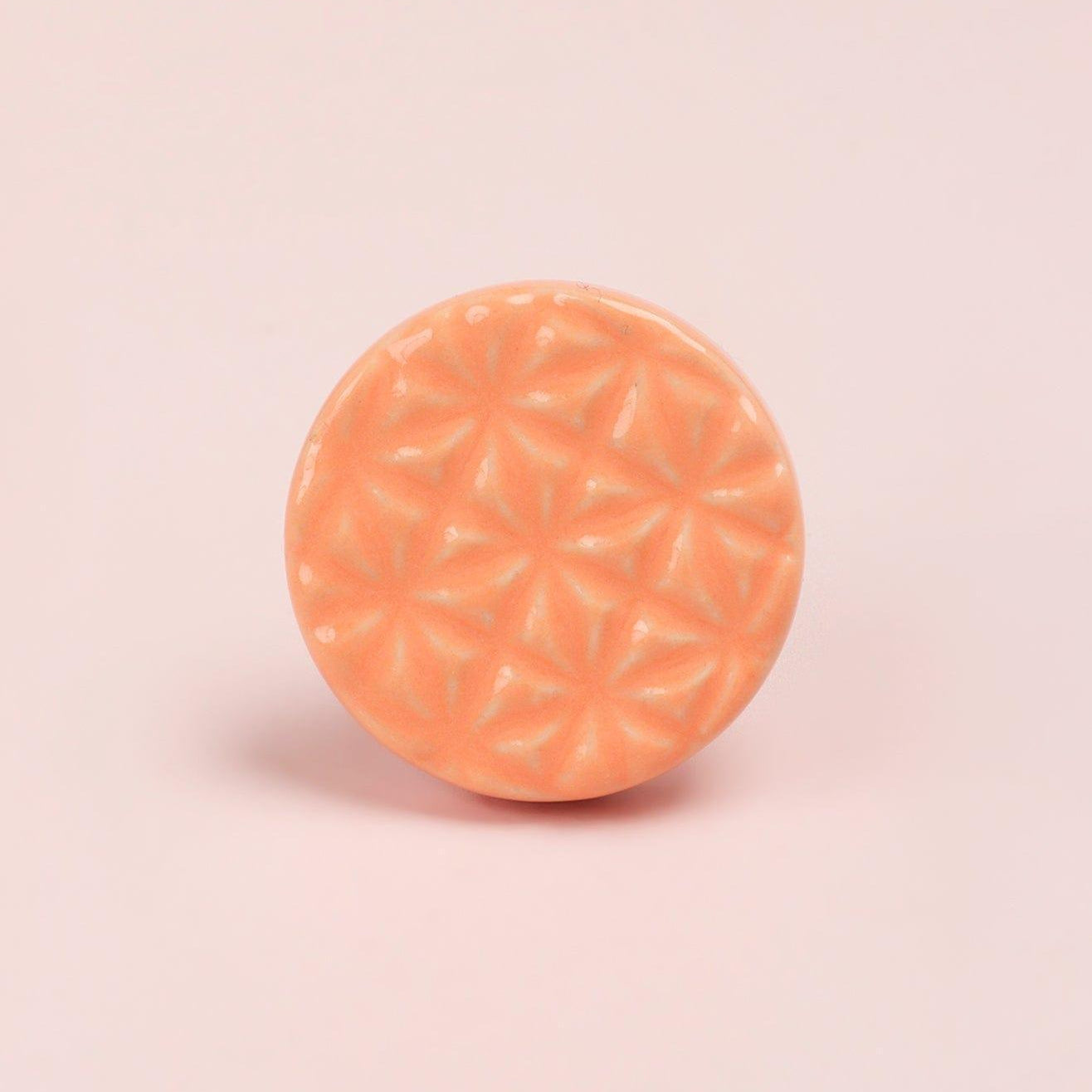 Divertido Handpainted Ceramic Door Knob In Pastel Collection - G Decor