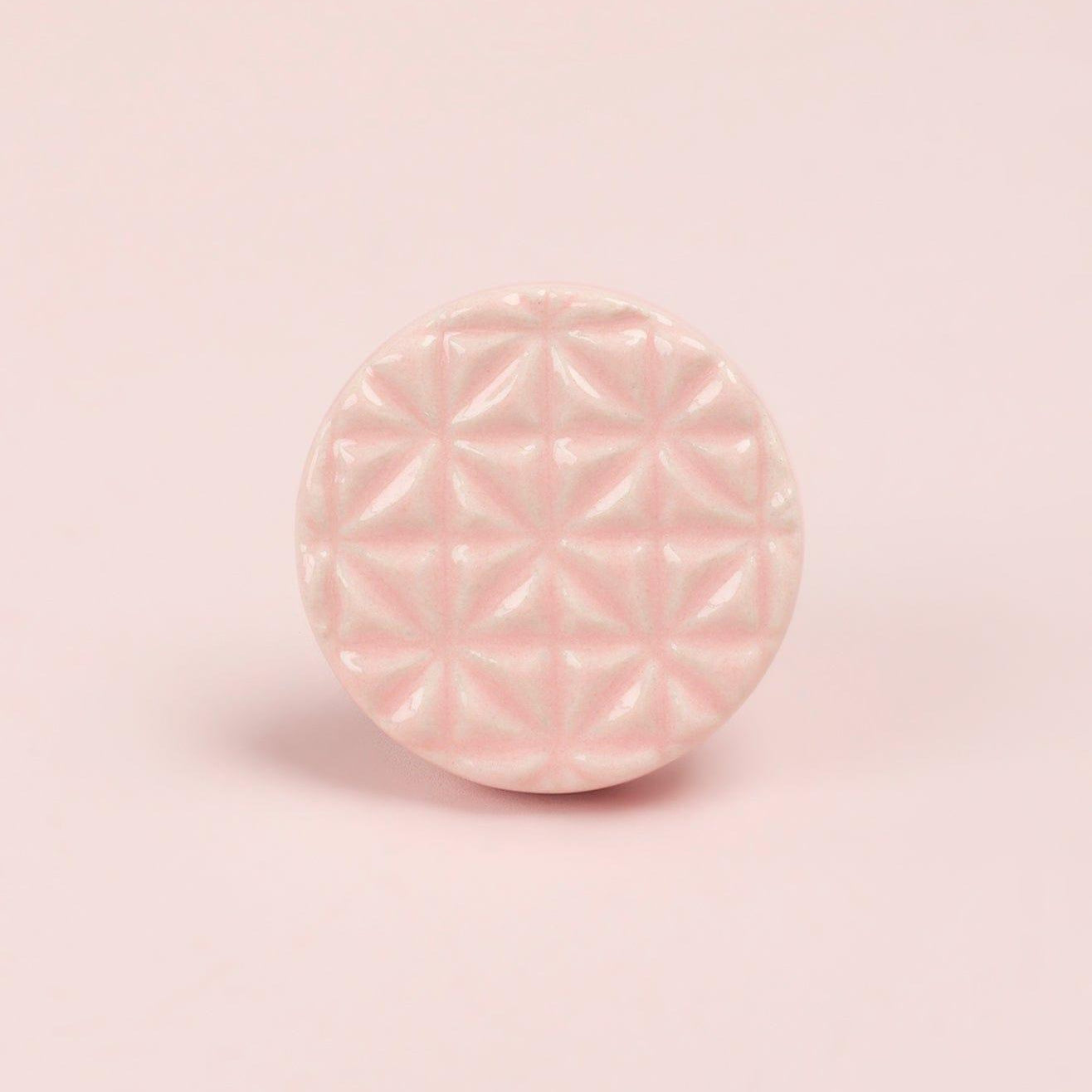 Divertido Handpainted Ceramic Door Knob In Pastel Collection - G Decor