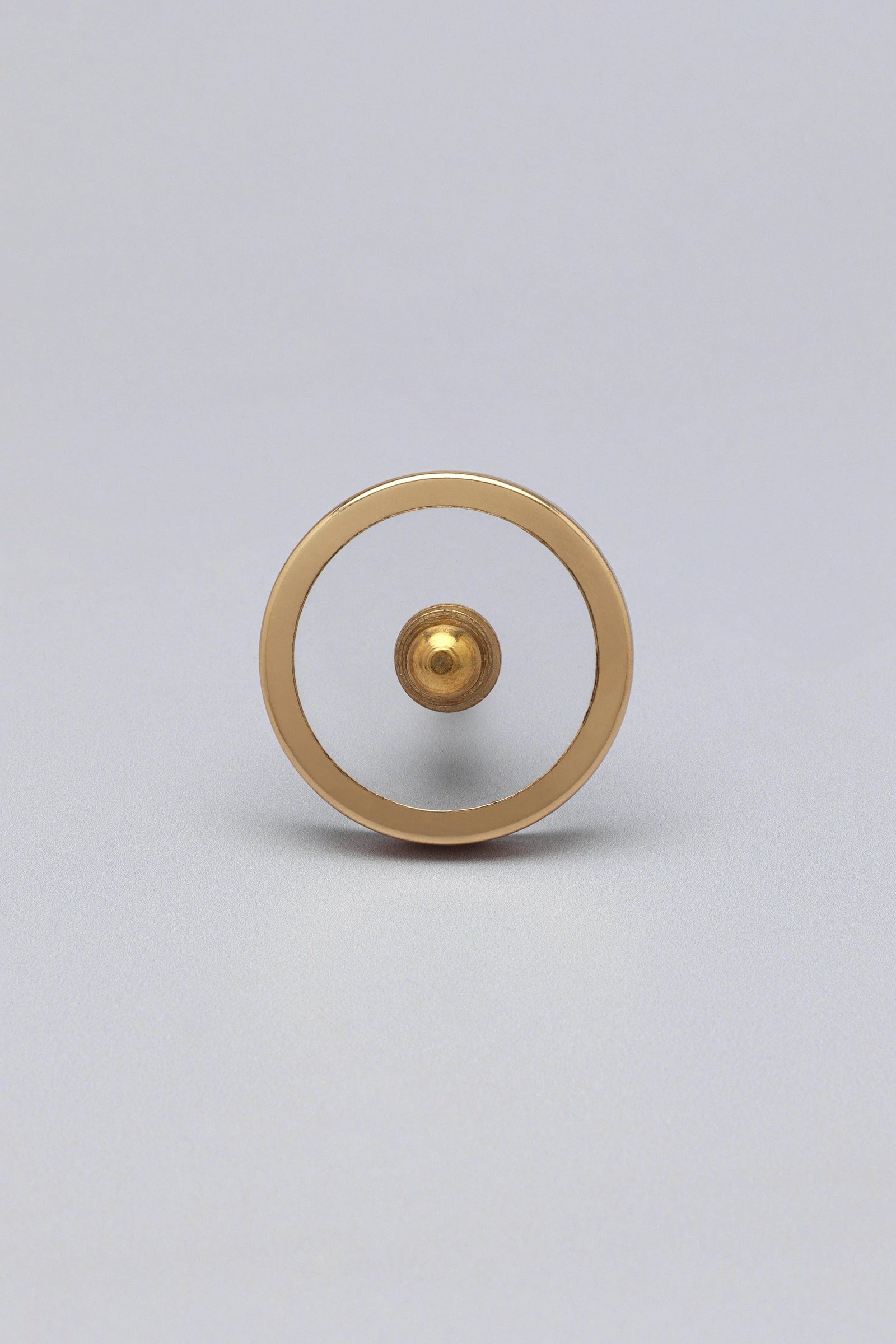 Elton Transparent Gold and Glass Cabinet Pull Knob — lifestyle view, G Decor