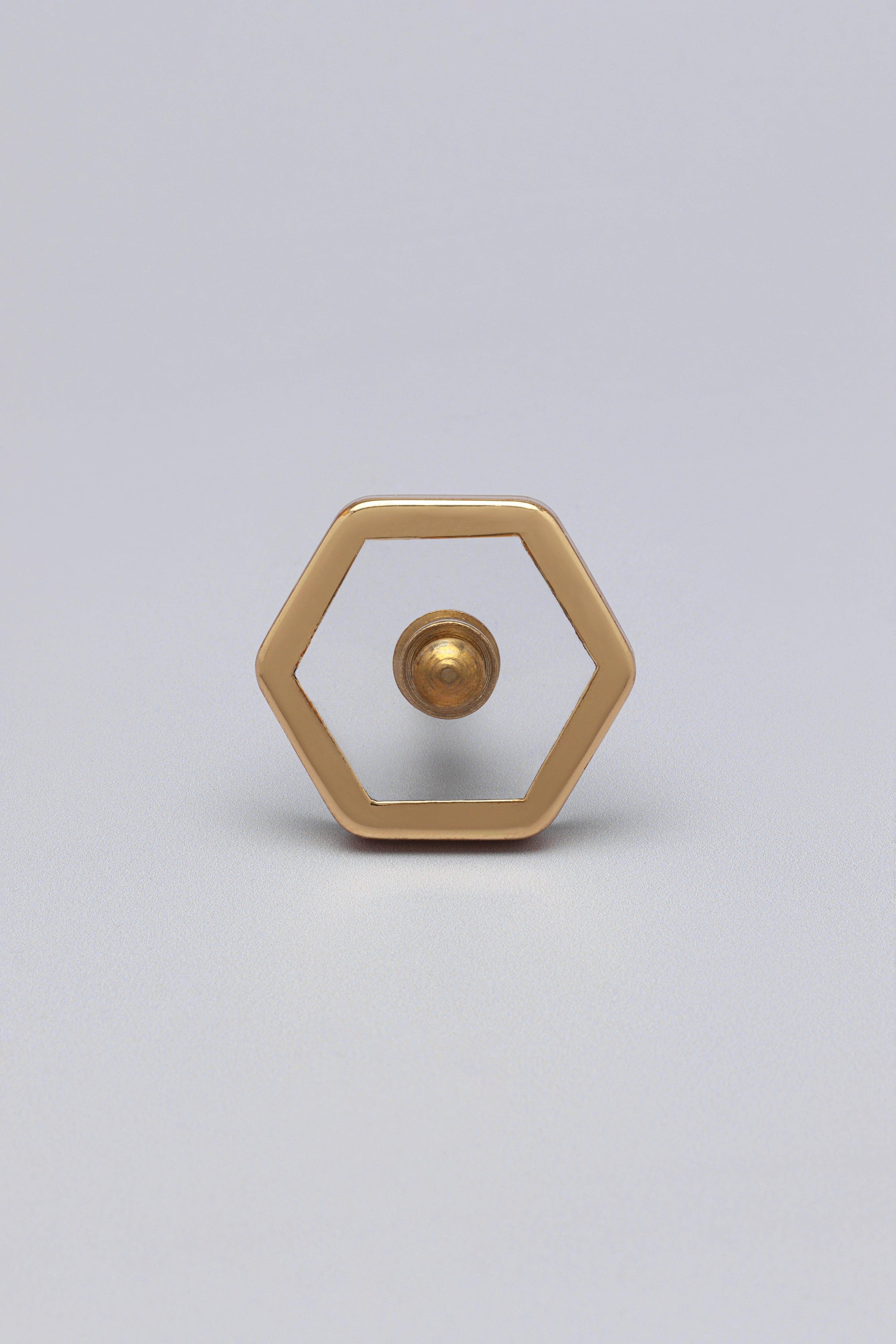 Elton Transparent Charm Gold & Glass Pull Knobs - G Decor