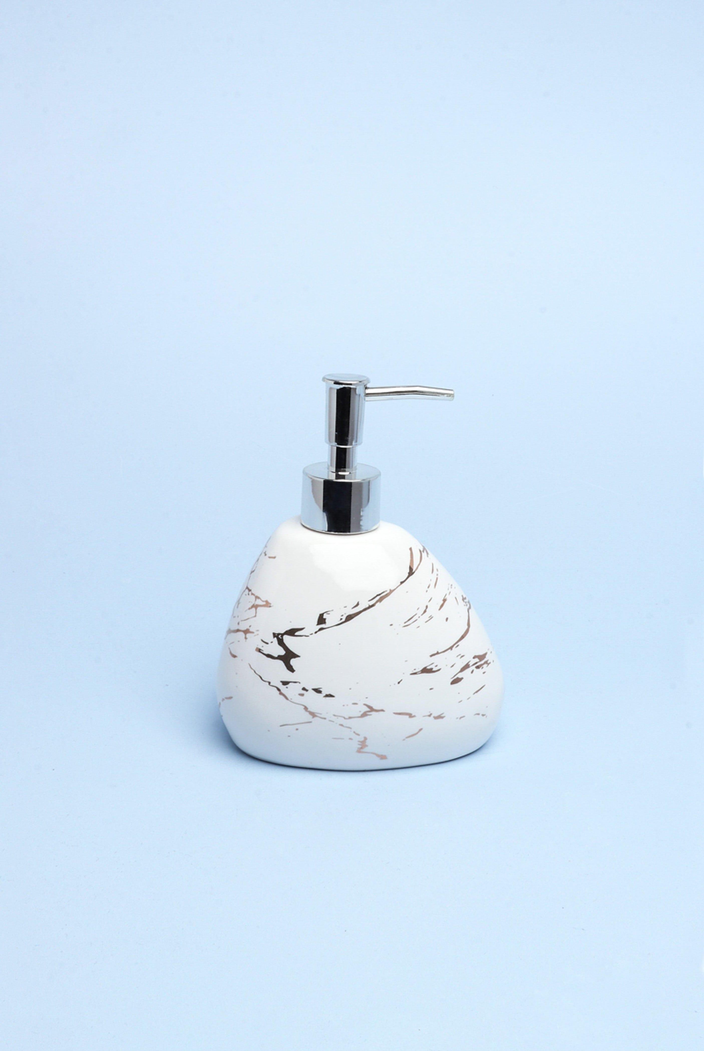 Five Piece Lisbon Marble Effect Bathroom Set - G Decor