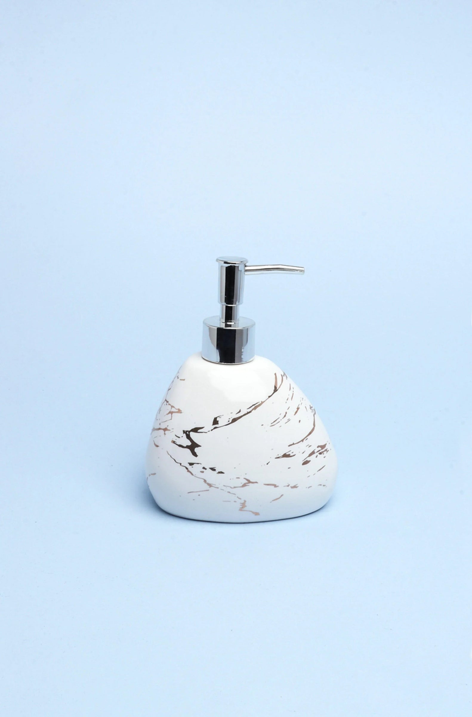 Lisbon Five-Piece Marble Effect Bathroom Accessory Set — alternate view, G Decor