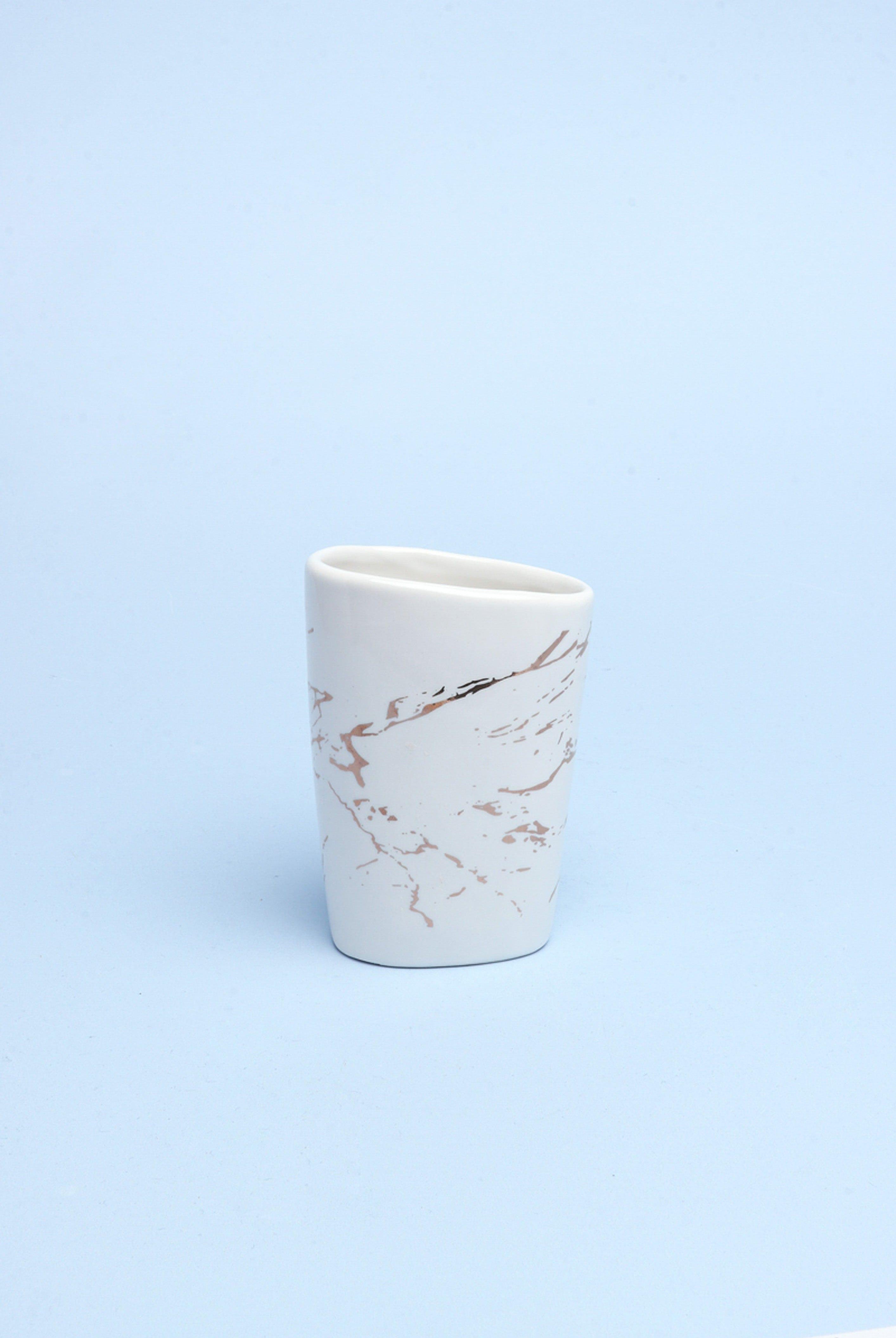 Five Piece Lisbon Marble Effect Bathroom Set - G Decor