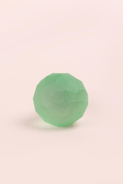 Gdecorstore Door Knobs & Handles Green Diamond Ball Stylish Matt Glass Knobs
