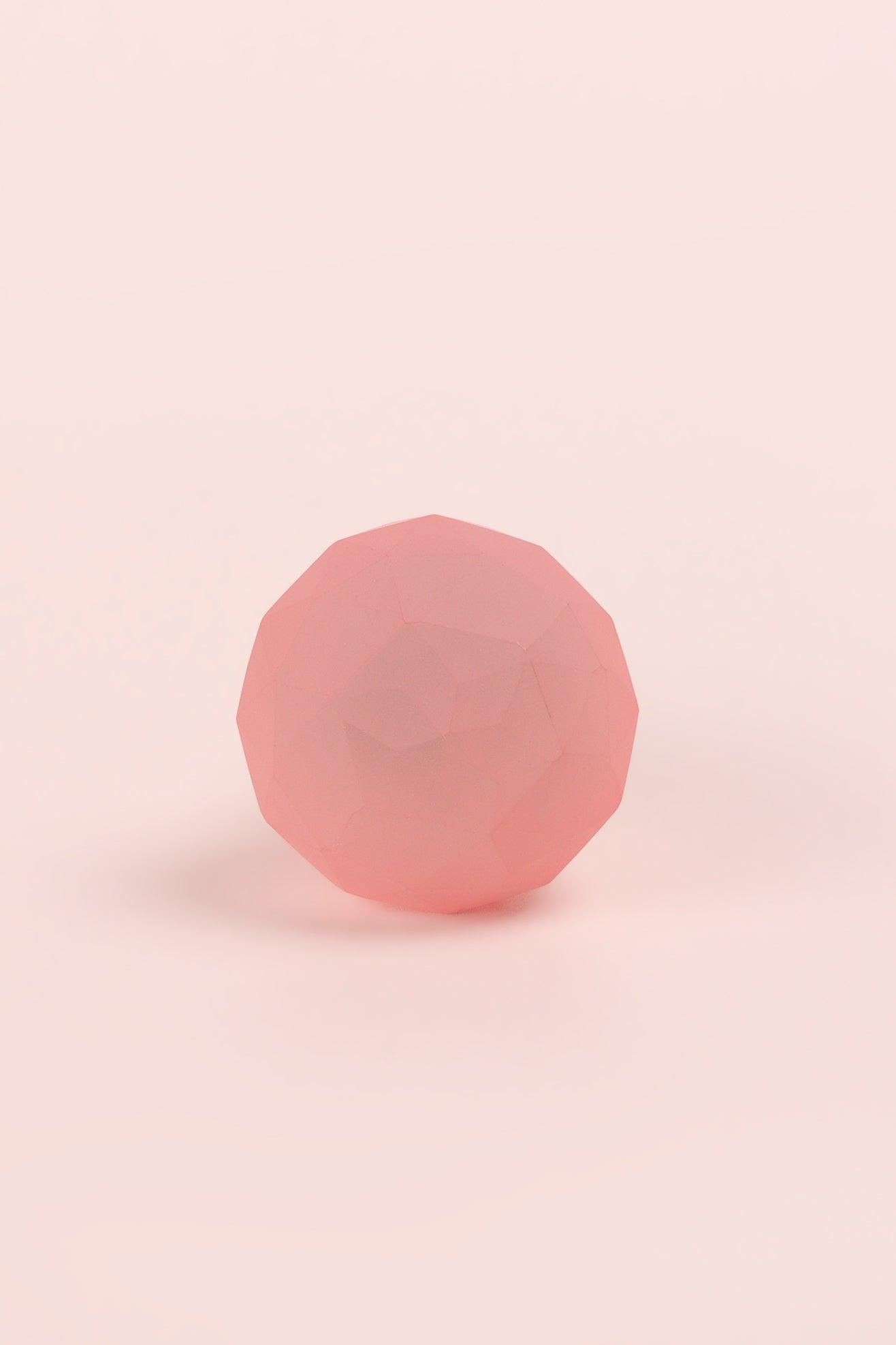 Gdecorstore Door Knobs & Handles Pink Diamond Ball Stylish Matt Glass Knobs
