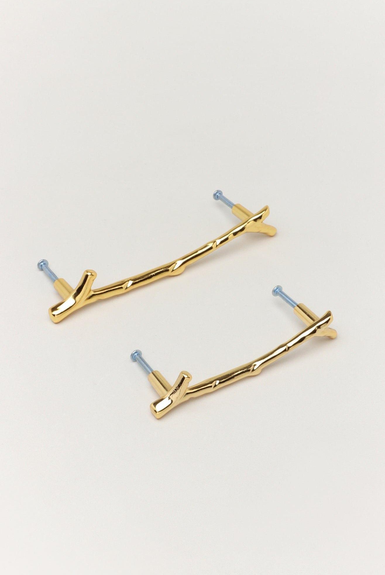 Gold Tree Branch Twig Cupboard Pull Draw Handle - G Decor