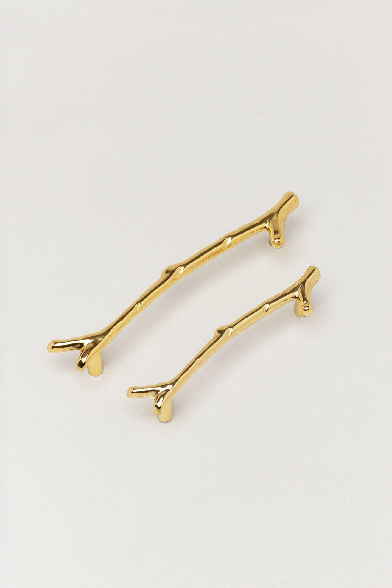 Gold Tree Branch Twig Cupboard Pull Draw Handle - G Decor