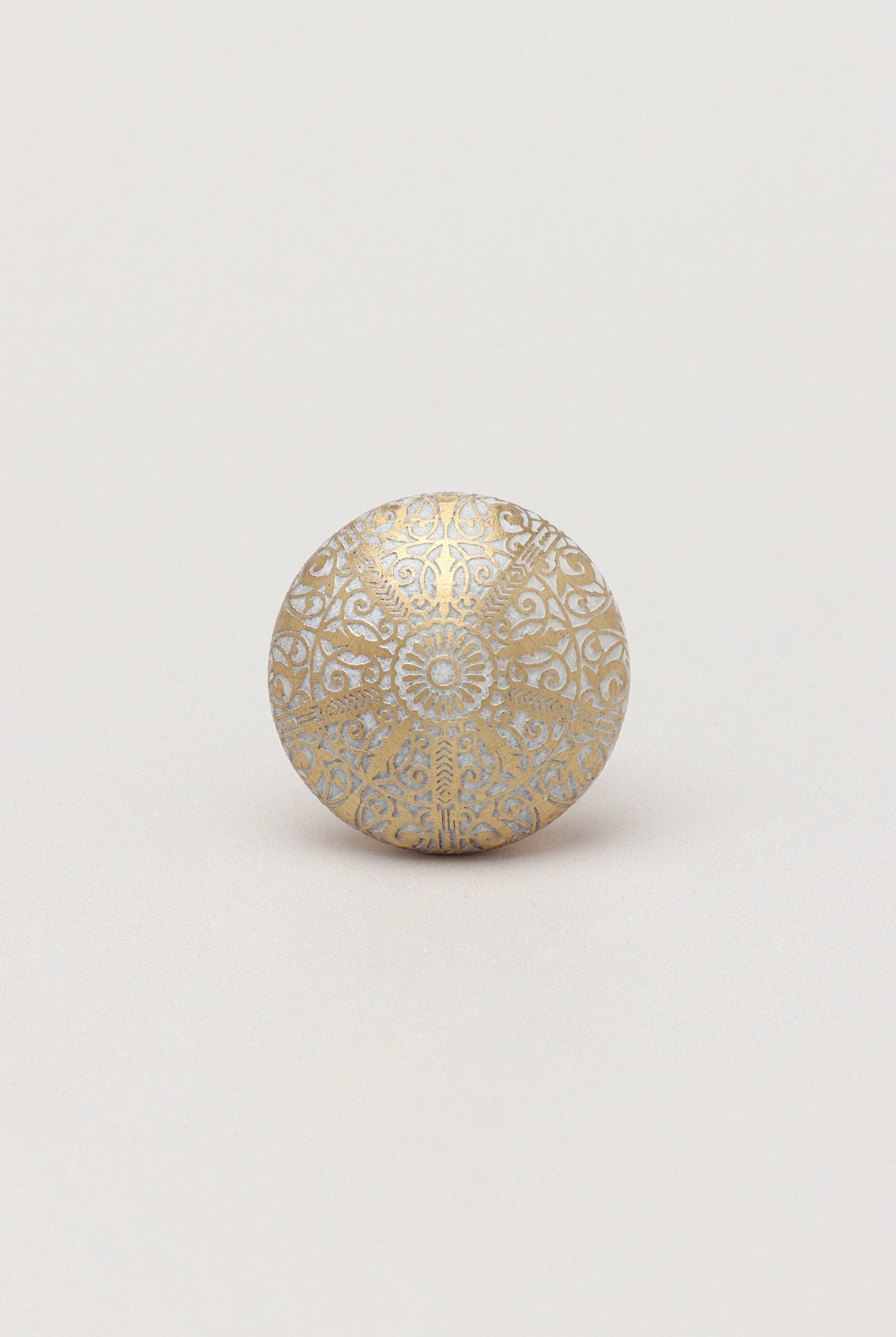 Golden Brass Monarchy Drawer Door Knob - G Decor