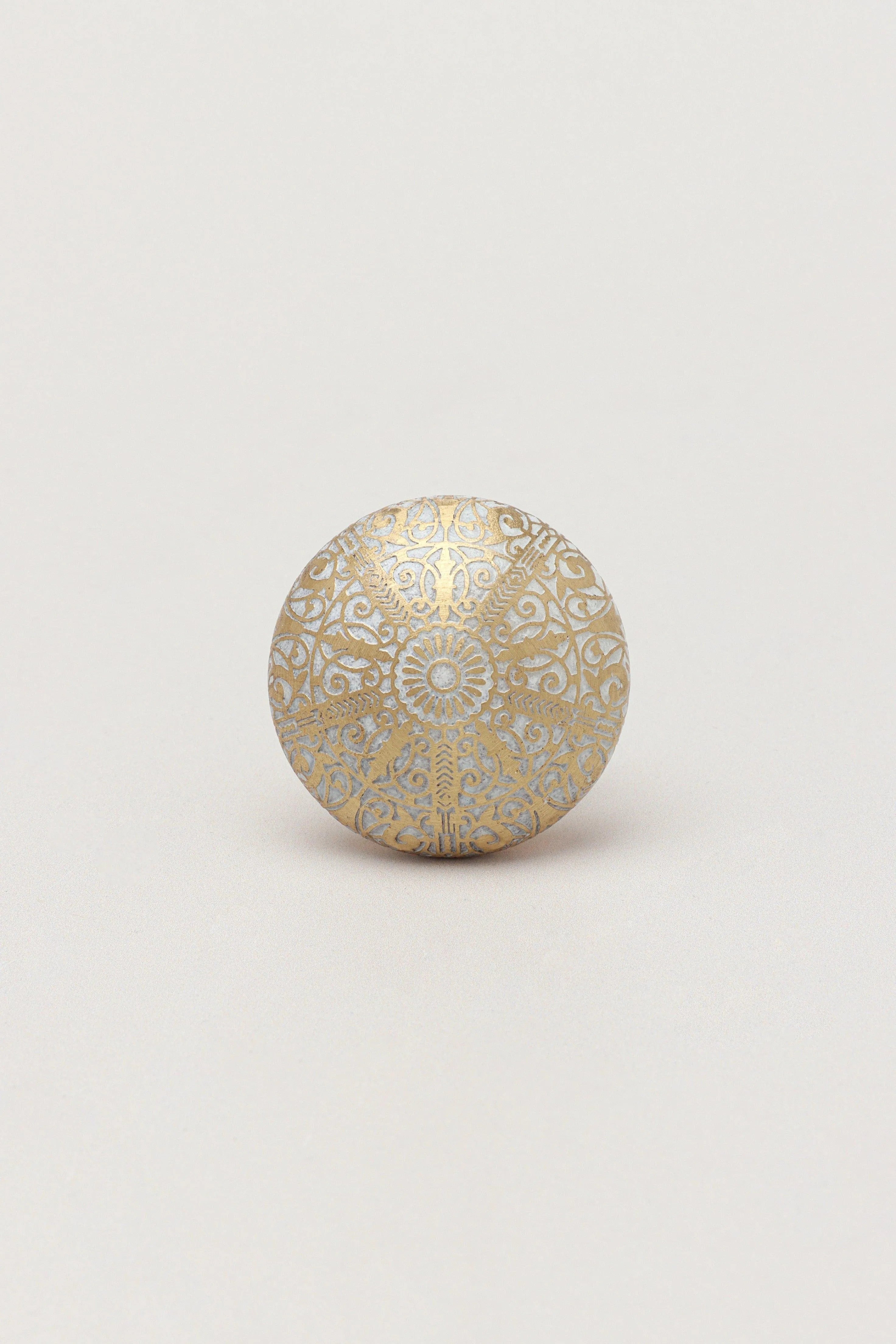 golden-brass-monarchy-drawer-door-knob-g-decor-52007 - G Decor