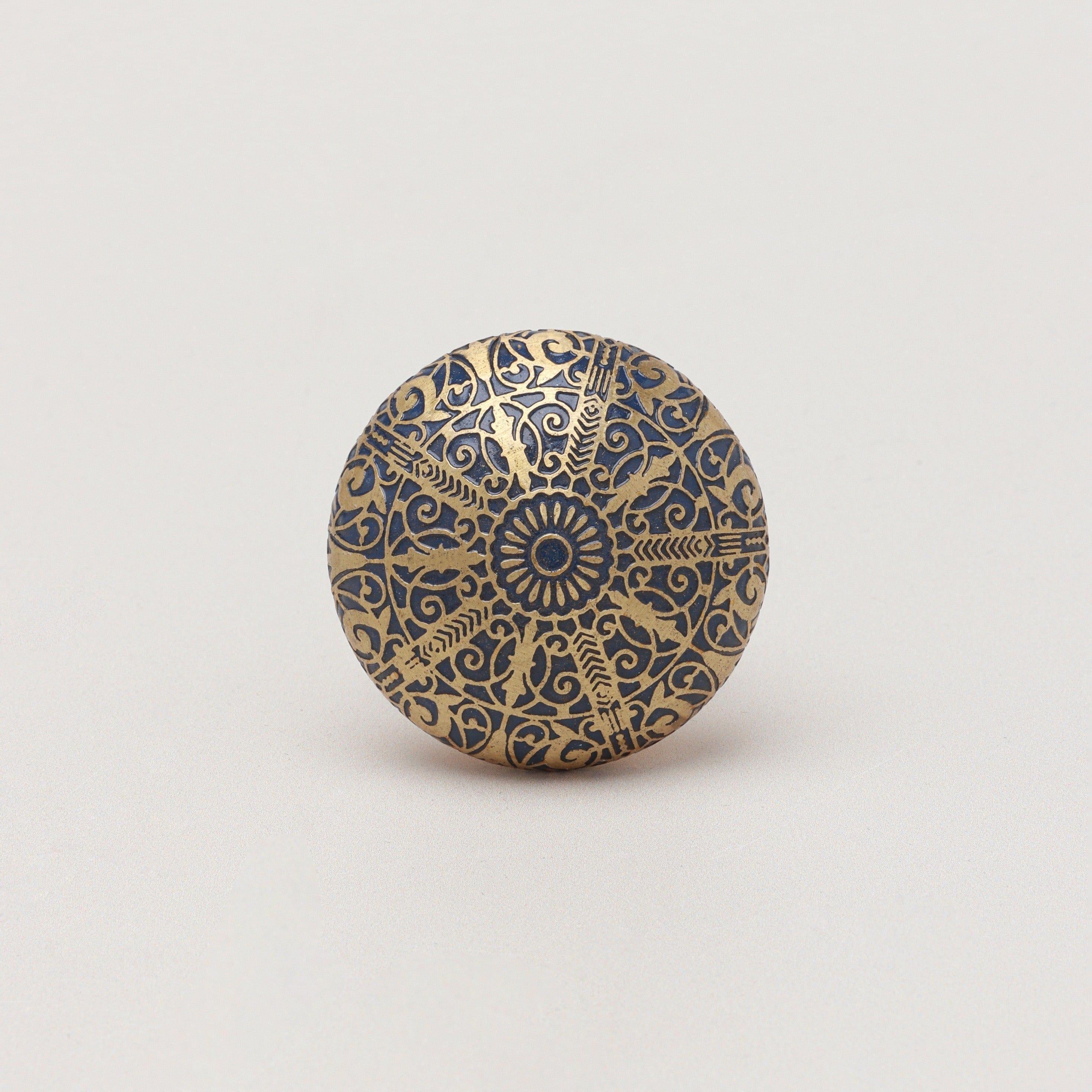 Golden Brass Monarchy Drawer Door Knob - G Decor