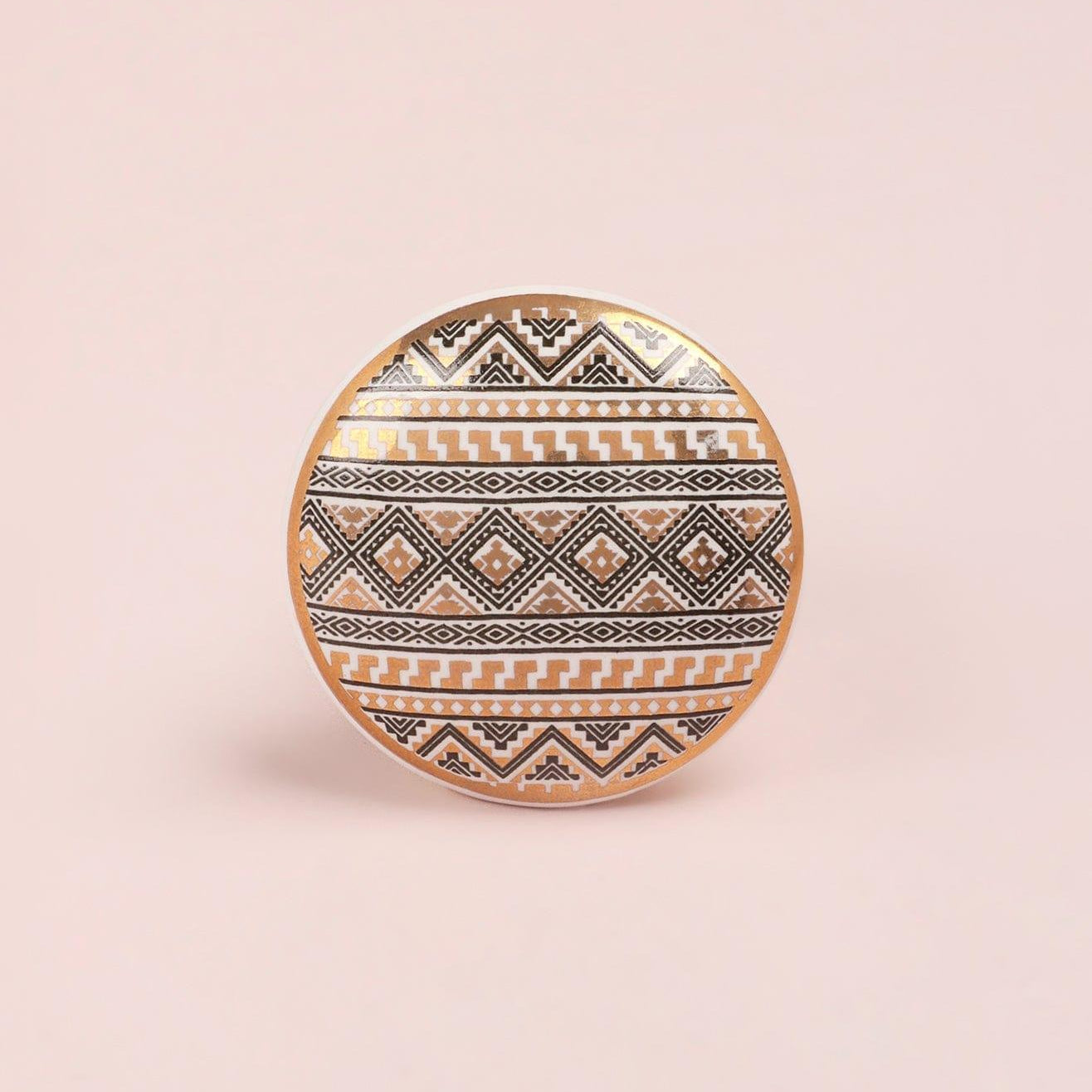 Golden Mystic Persian Ceramic Door Knob - G Decor