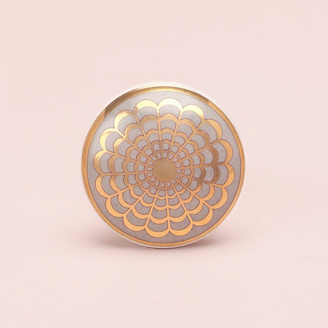 Golden Mystic Persian Ceramic Door Knob - G Decor