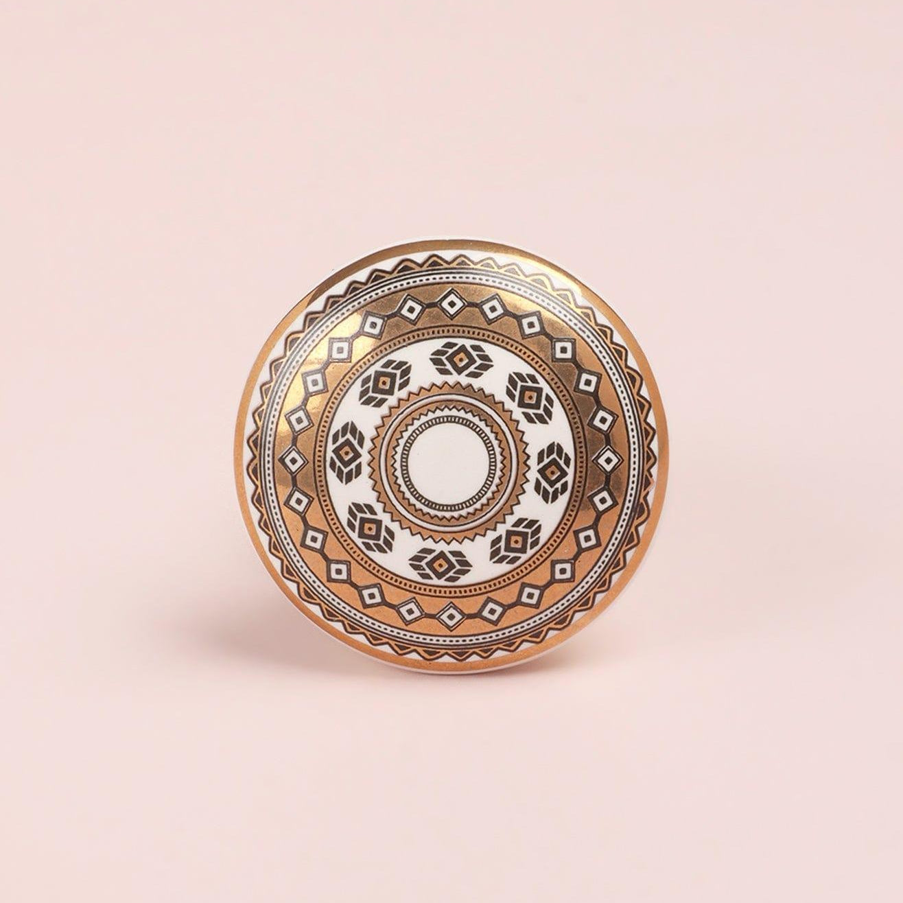 Golden Mystic Persian Ceramic Door Knob - G Decor