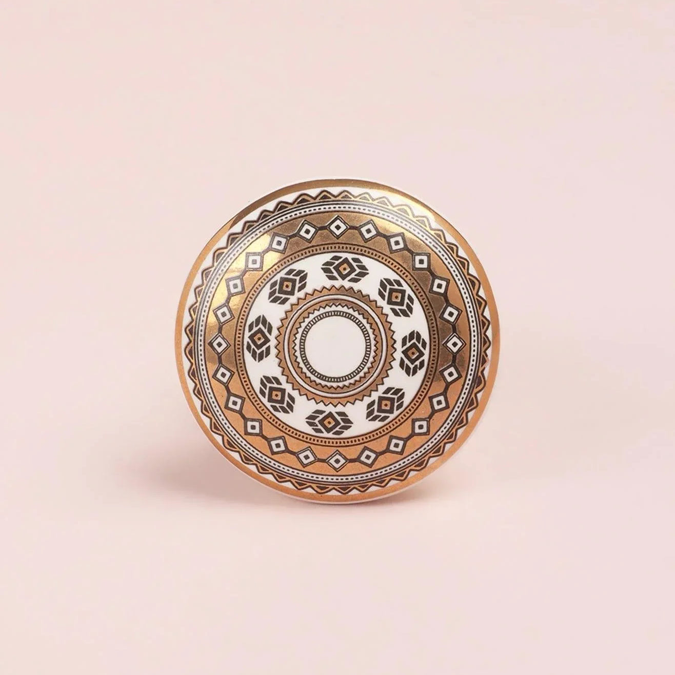 Golden Mystic Persian Ceramic Door Knob - G Decor