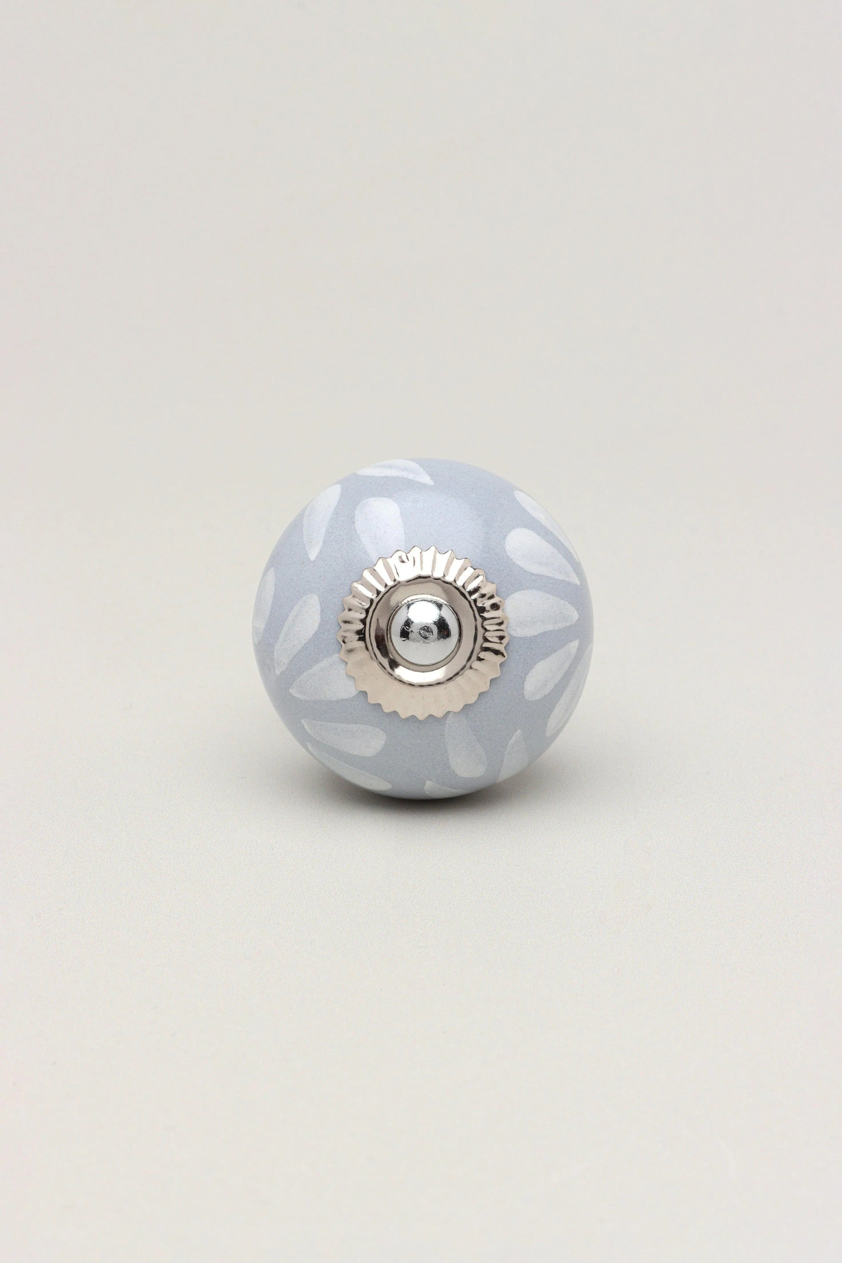 grey-fusion-handpainted-ceramic-door-knob-door-handle-g-decor-58698 - G Decor