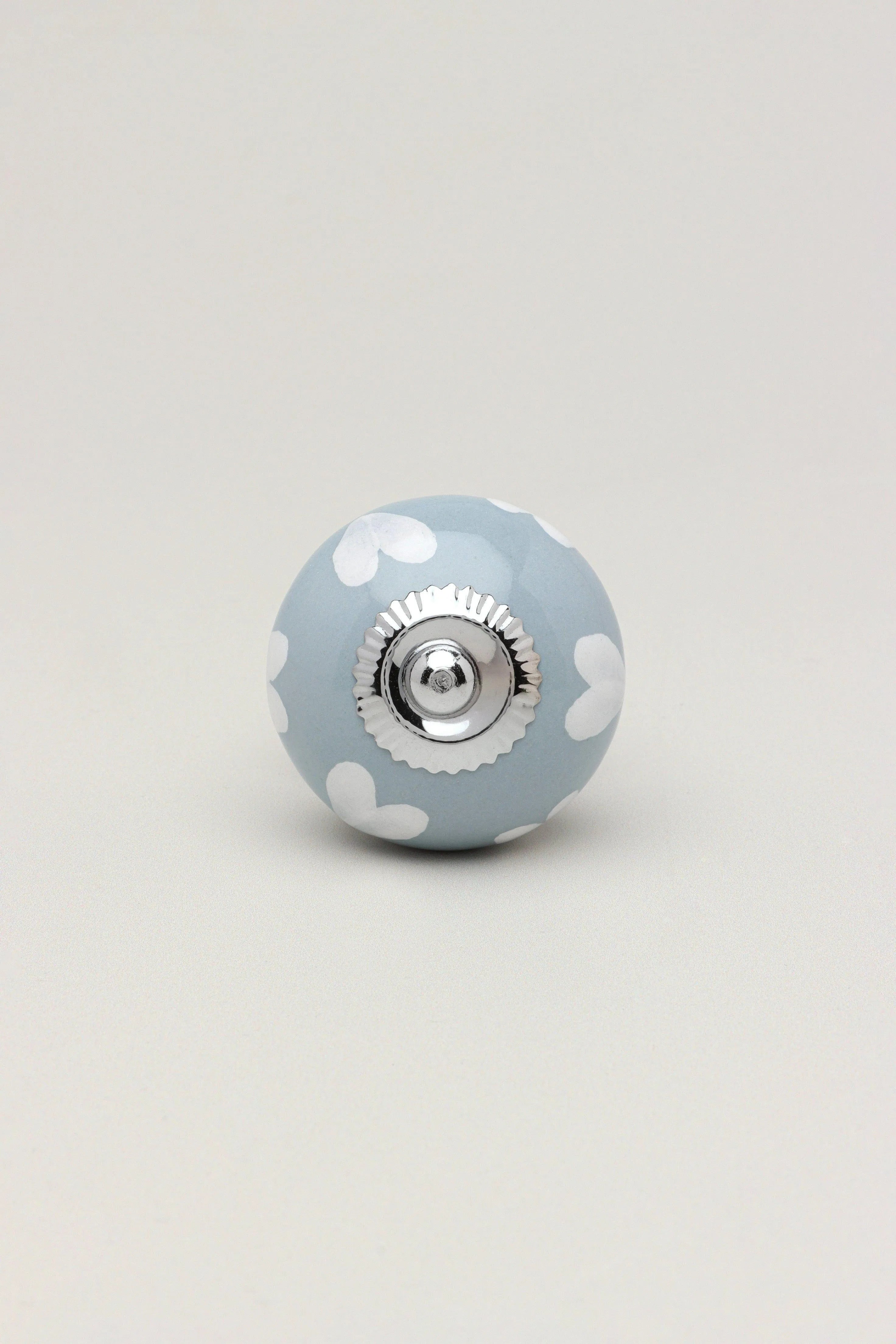 grey-fusion-handpainted-ceramic-door-knob-door-handle-g-decor-91808 - G Decor