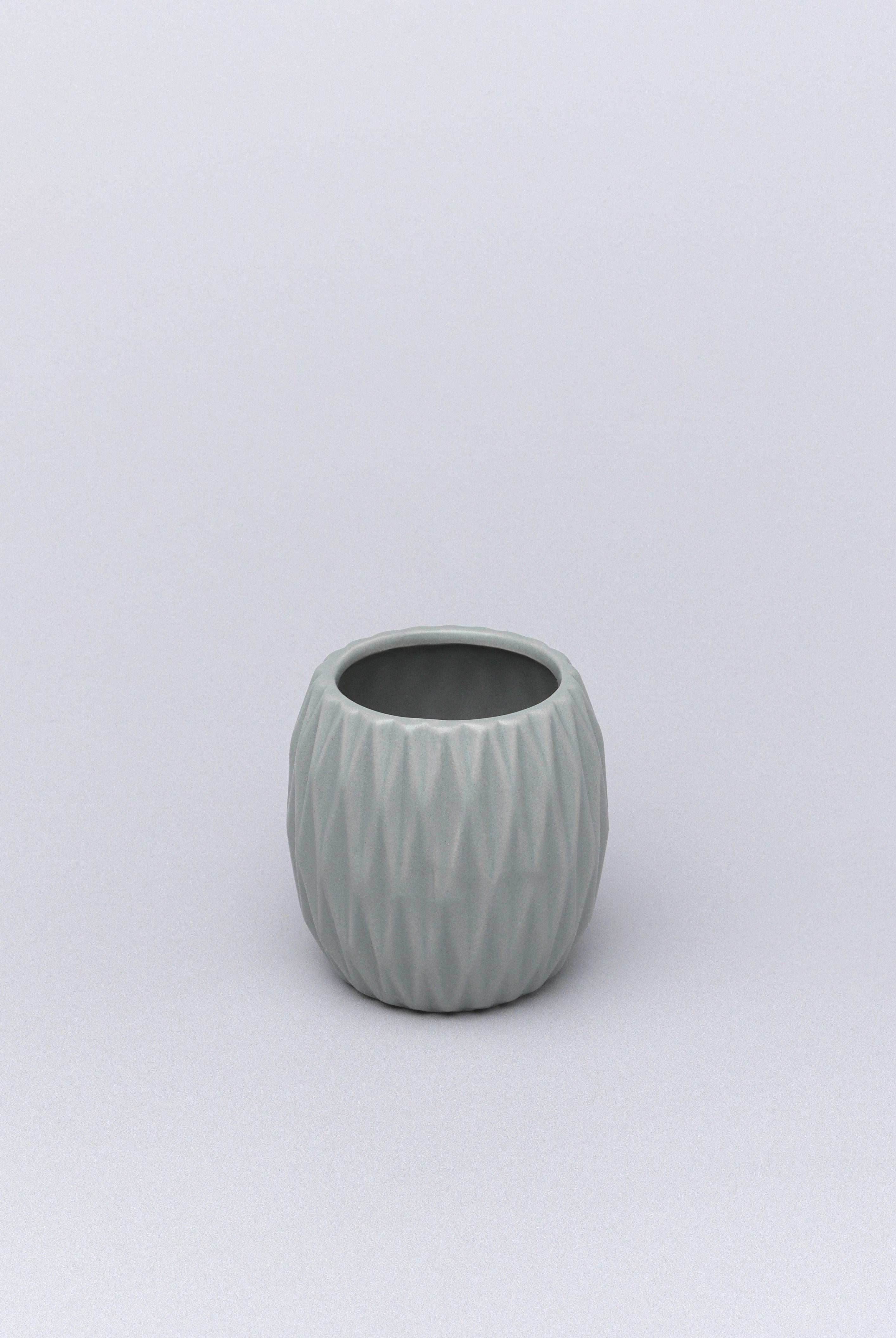 Grey Pattern Ceramic Bath Accessory Set - G Decor