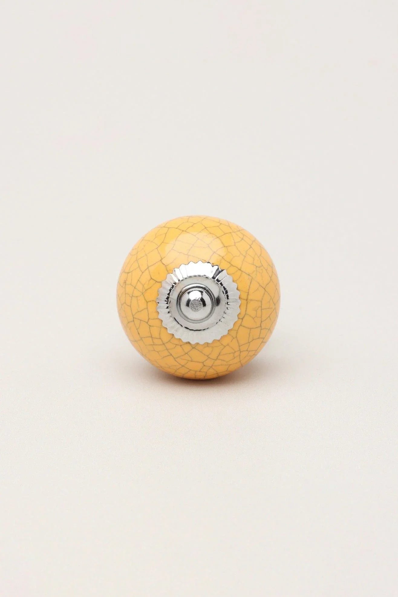 Crackle Ceramic Cabinet Knob in Pastel Colours — alternate view, G Decor