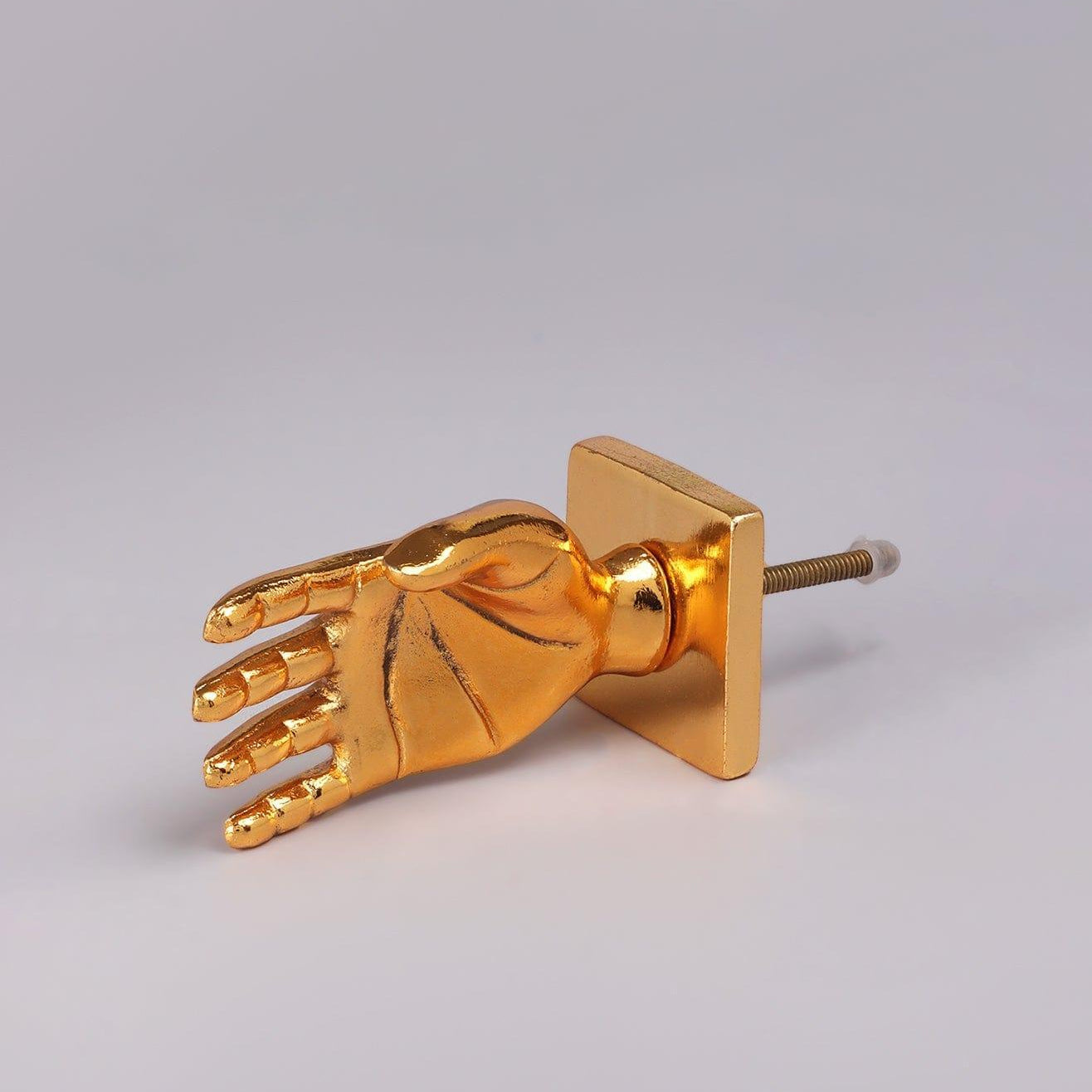 Handcrafted Designer Large Embracing Hand Door Knobs - G Decor