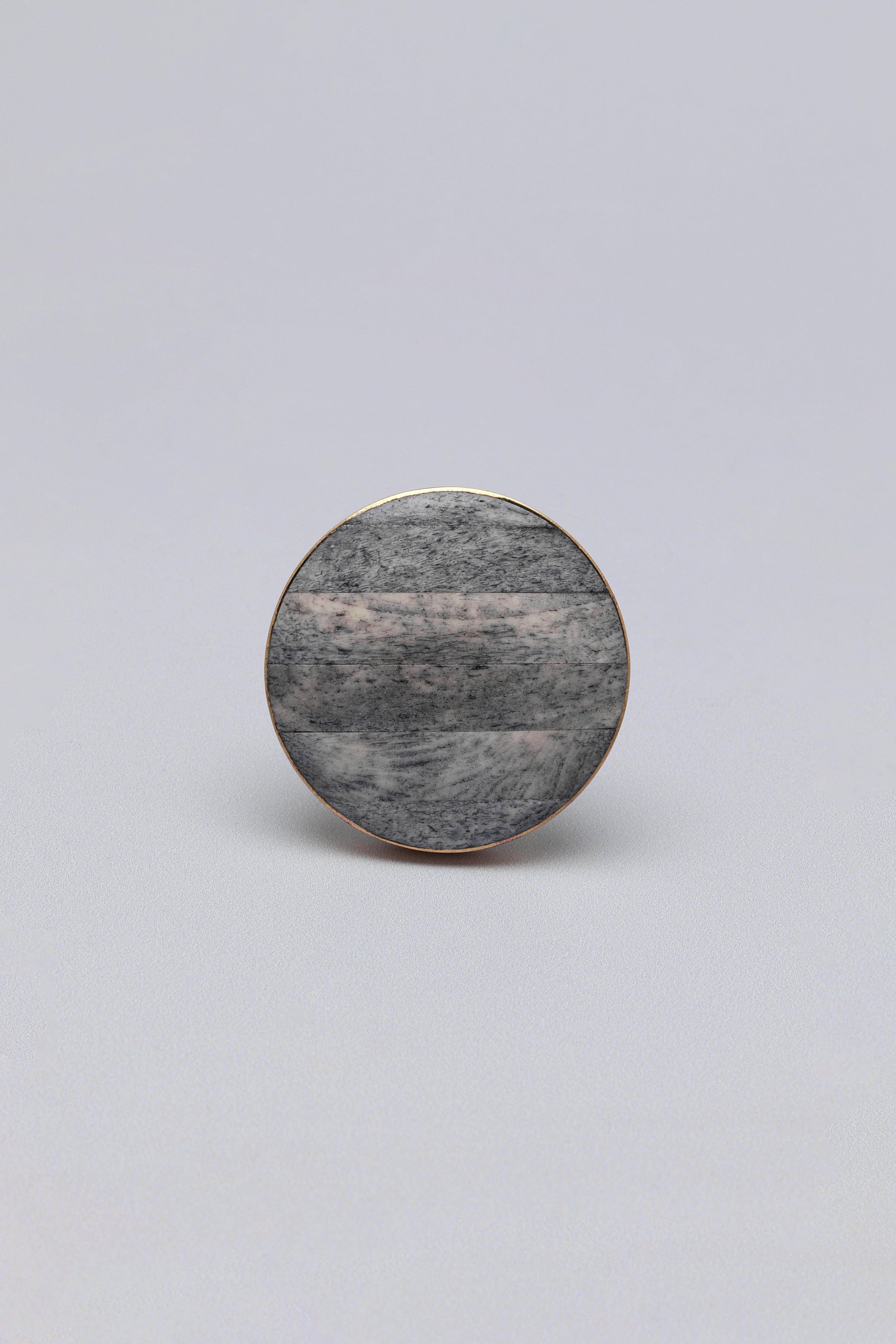 Handcrafted Oslo Horn Bone & Brass Door Knob & Handle - G Decor