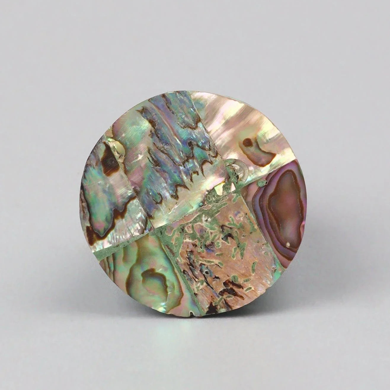 Iridescent Mother of Pearl & Rasin Decorative Door Knobs - G Decor