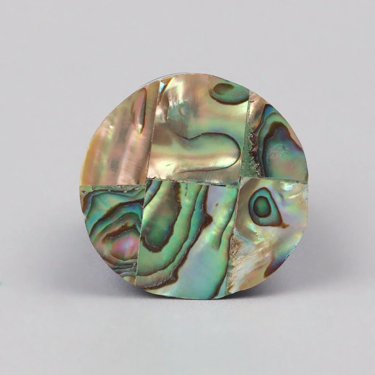 Iridescent Mother of Pearl & Rasin Decorative Door Knobs - G Decor