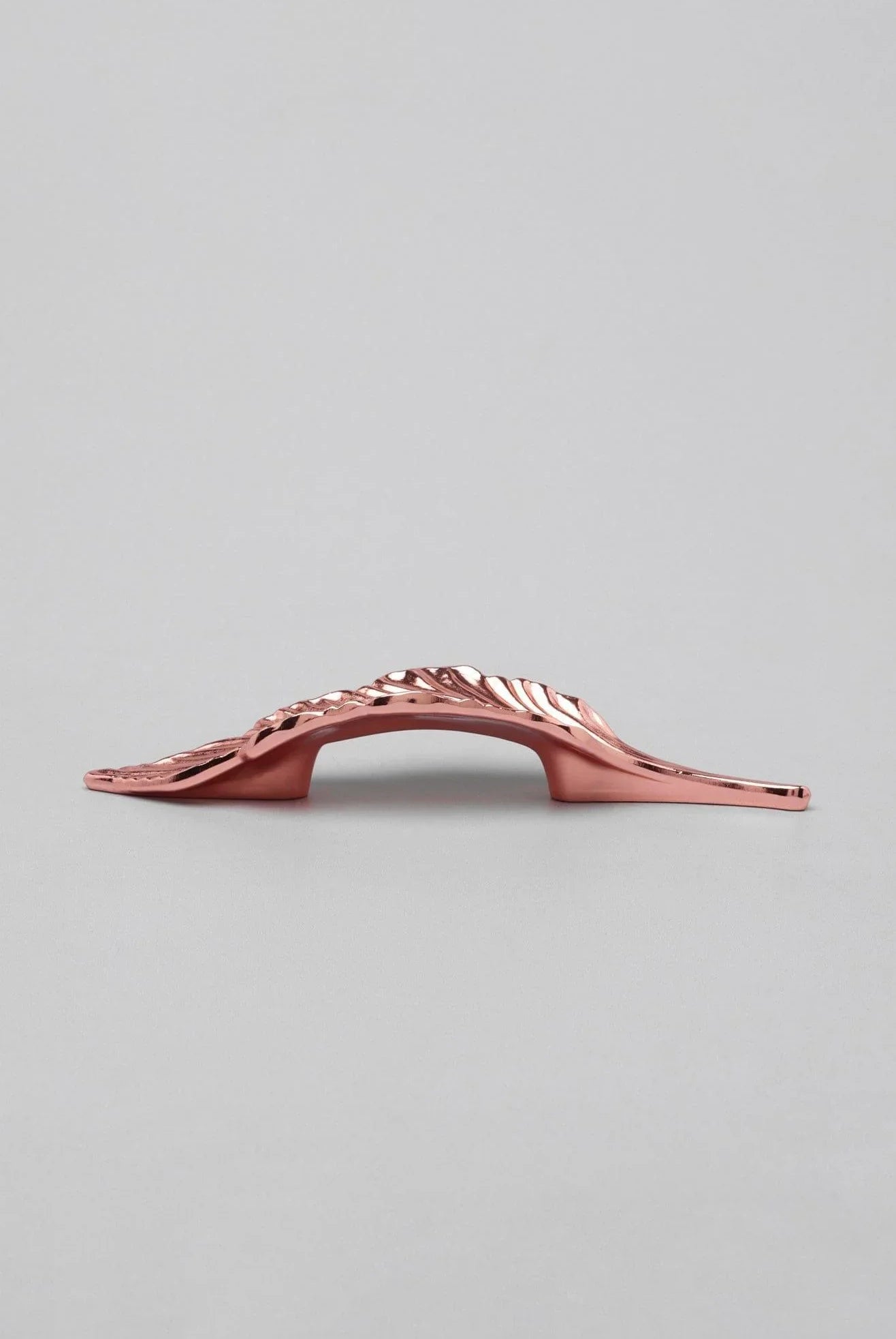 Large Rose Gold Leaves Cupboard Pull Draw Handle - G Decor