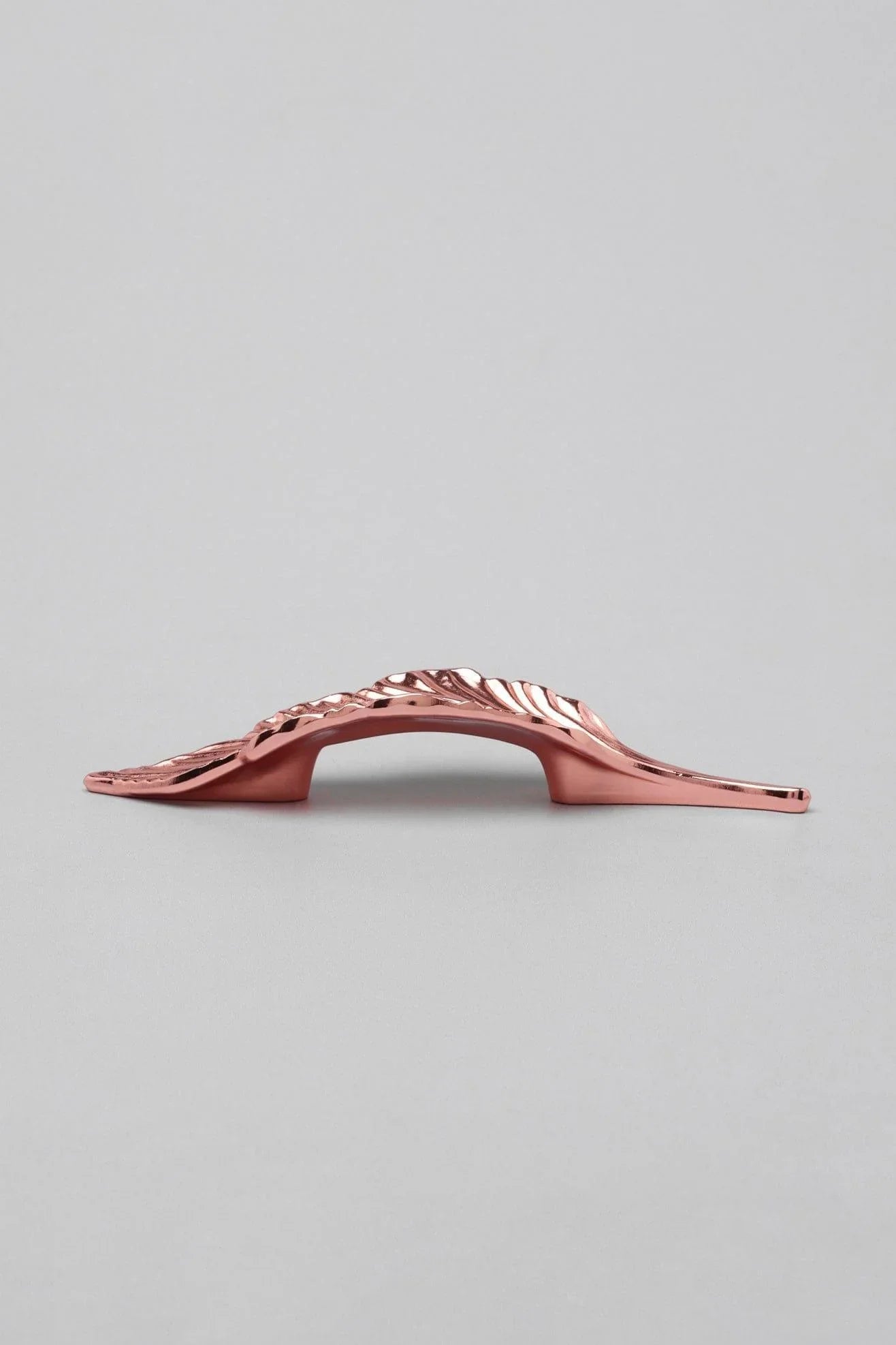 Large Naturalé No.02 Rose Gold Leaf Cabinet Pull — view 7, G Decor