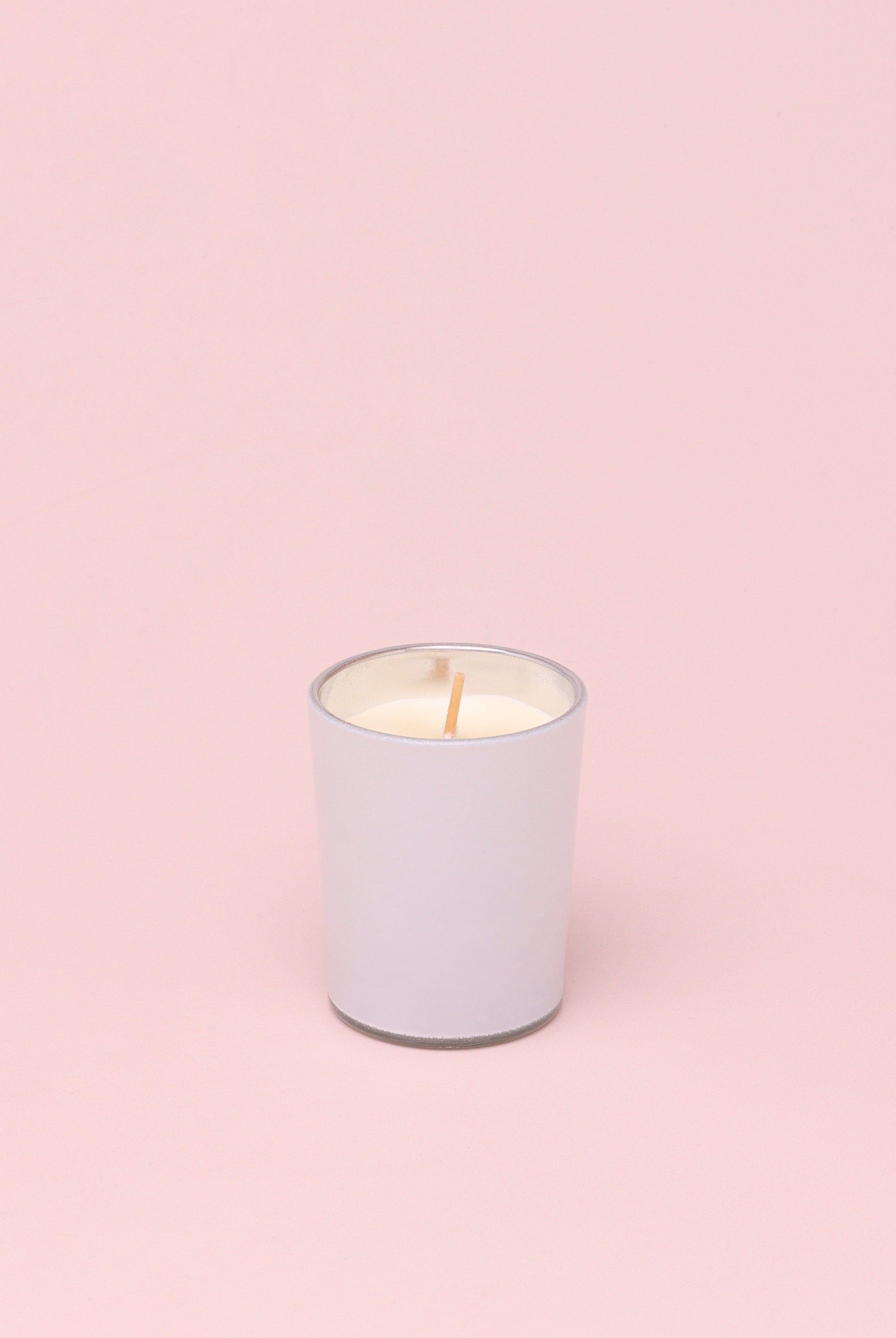 Love Slurry Cake Set of 4 Scented Soy Wax Candles in Gift Box, Almond, Oat & Blossom Fragrances - G Decor